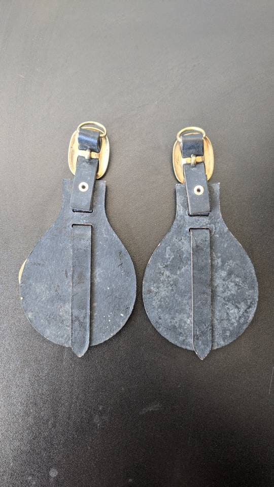 Pair of Charles Dickens Horse Brasses, Uriah Heep and Tom Pinch Literary Characters