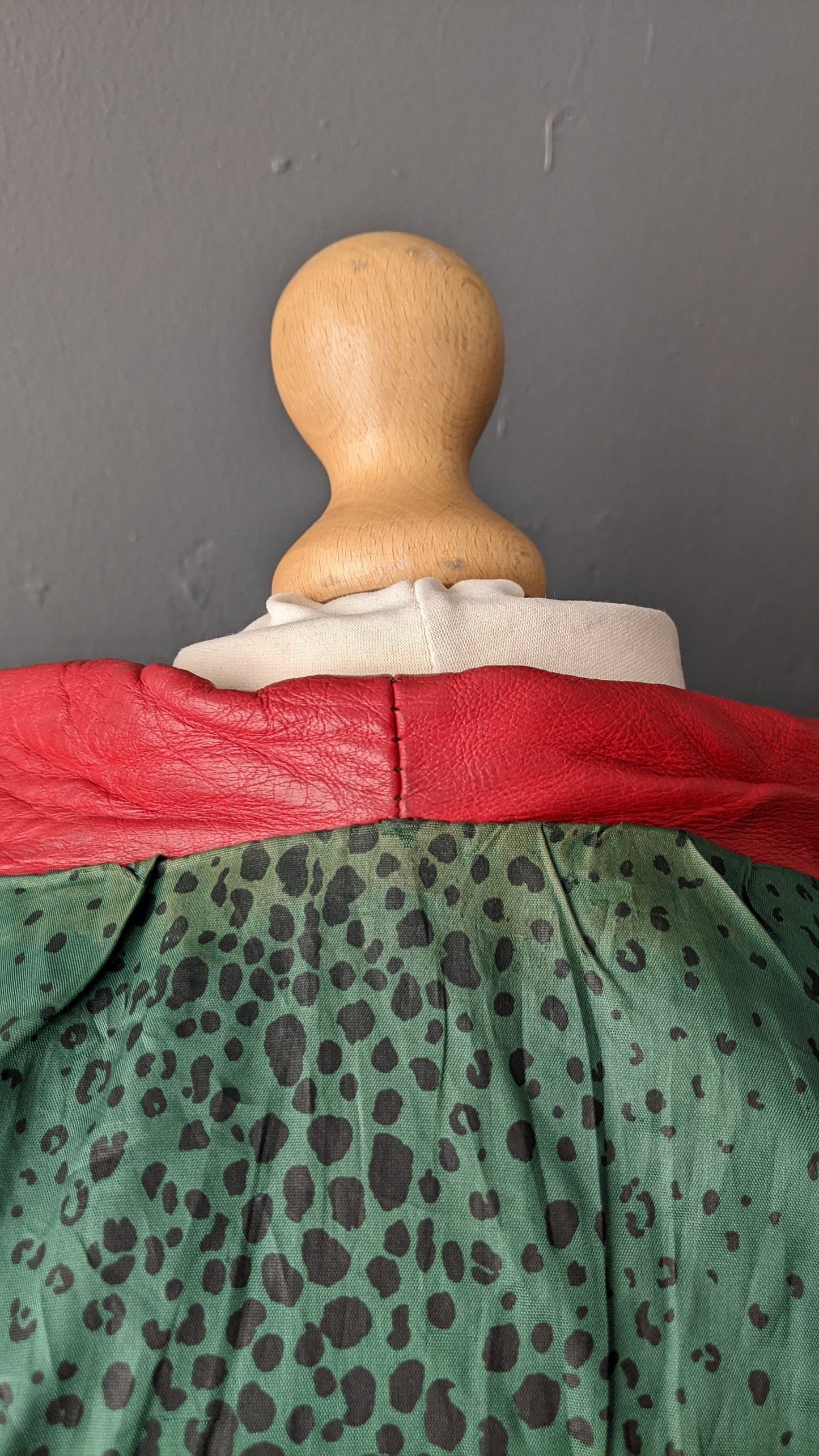 80s Glitter Leather Jacket, Retro Rock Chic, Size Large