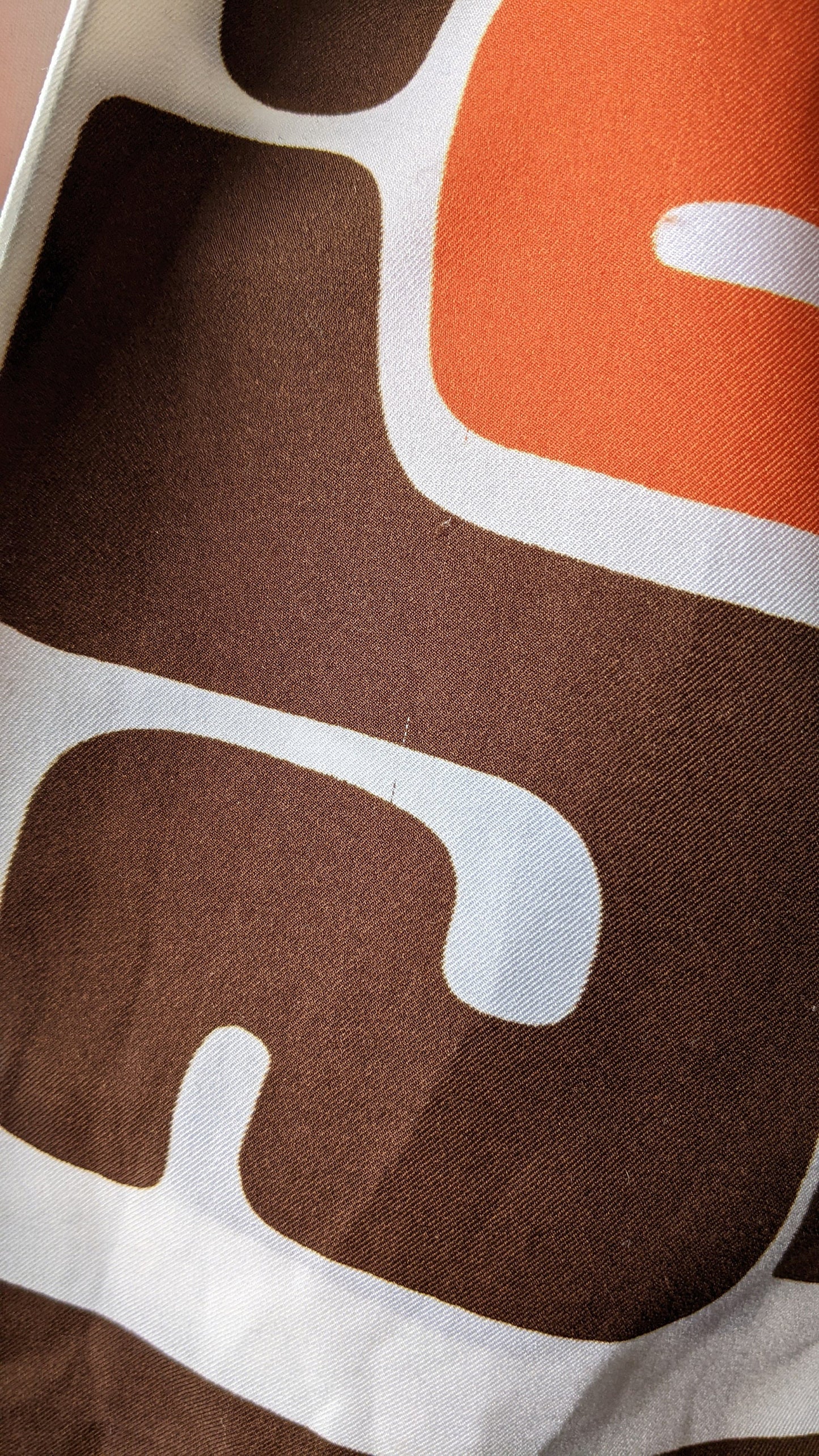 Mens Squiggle Scarf, Dapper 70s Mod Neckwear