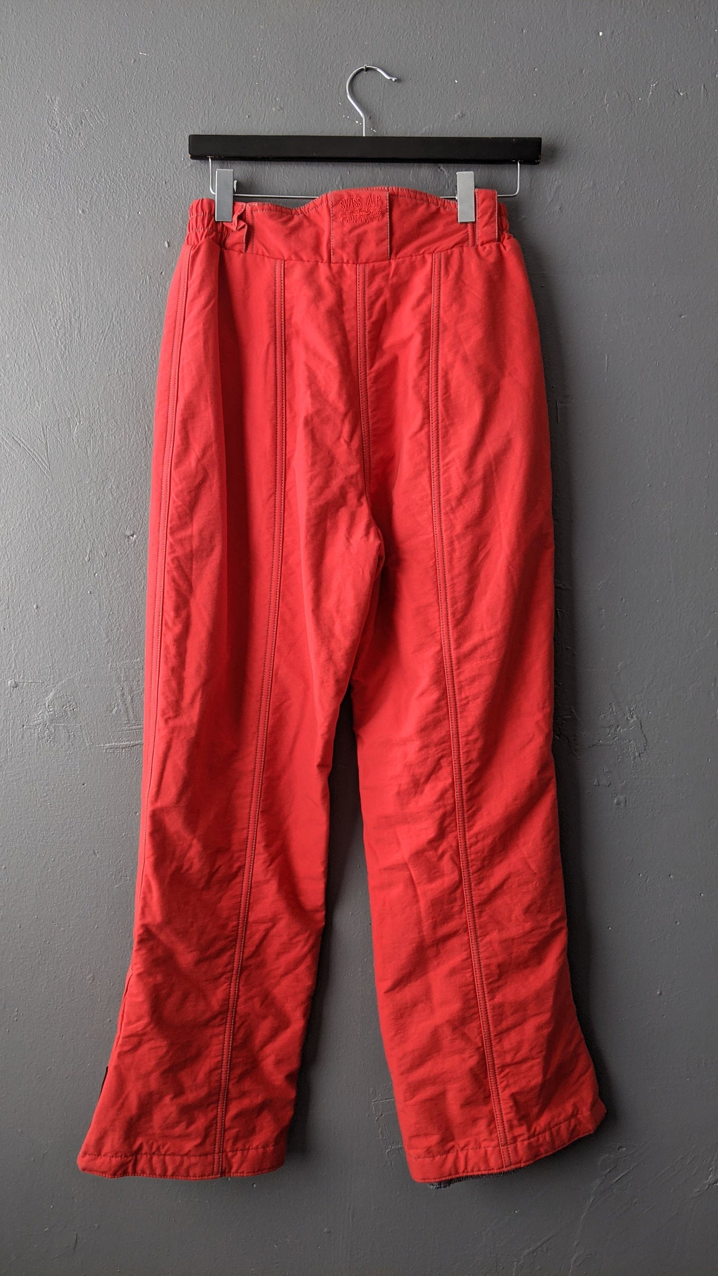 Vintage 90s Ski Trousers, Snow Suit Pants, Swiss Alp Winter Sports, Size Small