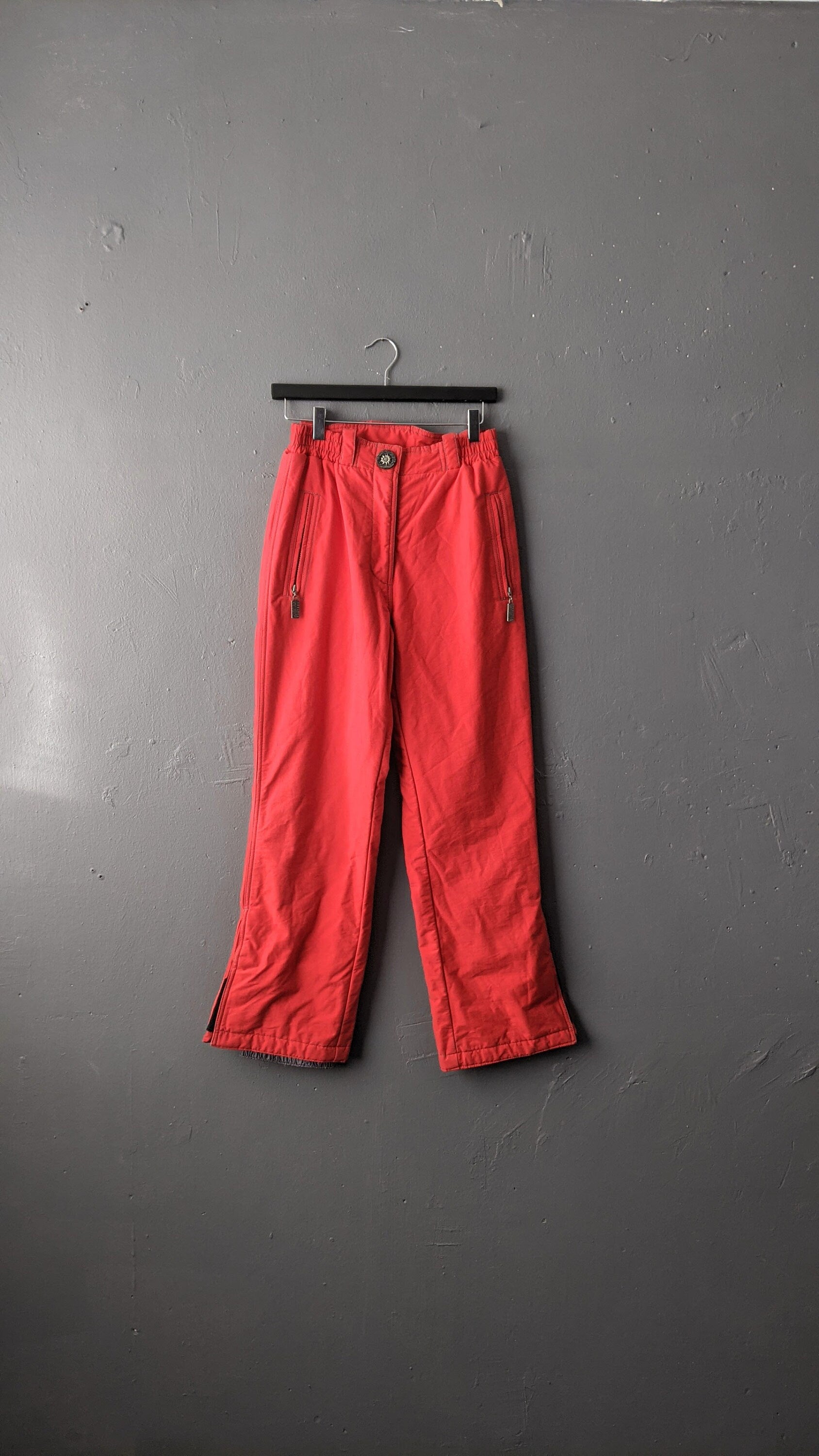 Vintage 90s Ski Trousers, Snow Suit Pants, Swiss Alp Winter Sports, Size Small