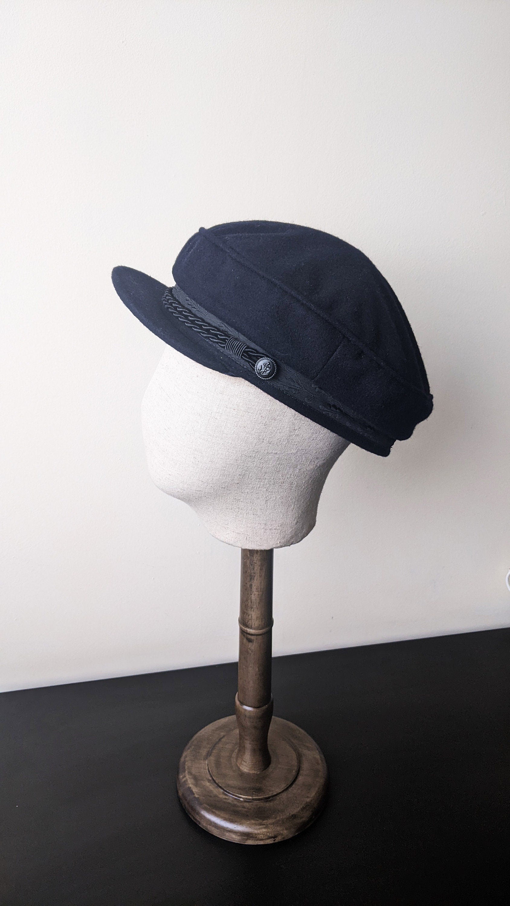 Prince Henry Sailors Cap, Prinz Heinrich Hat, Mens Size Medium