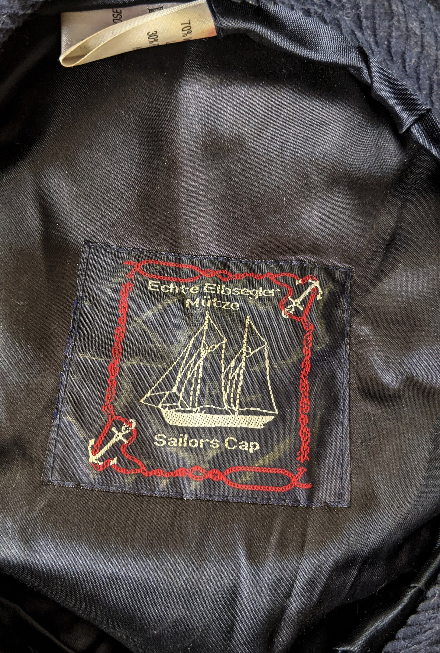 Prince Henry Sailors Cap, Prinz Heinrich Hat, Mens Size Medium