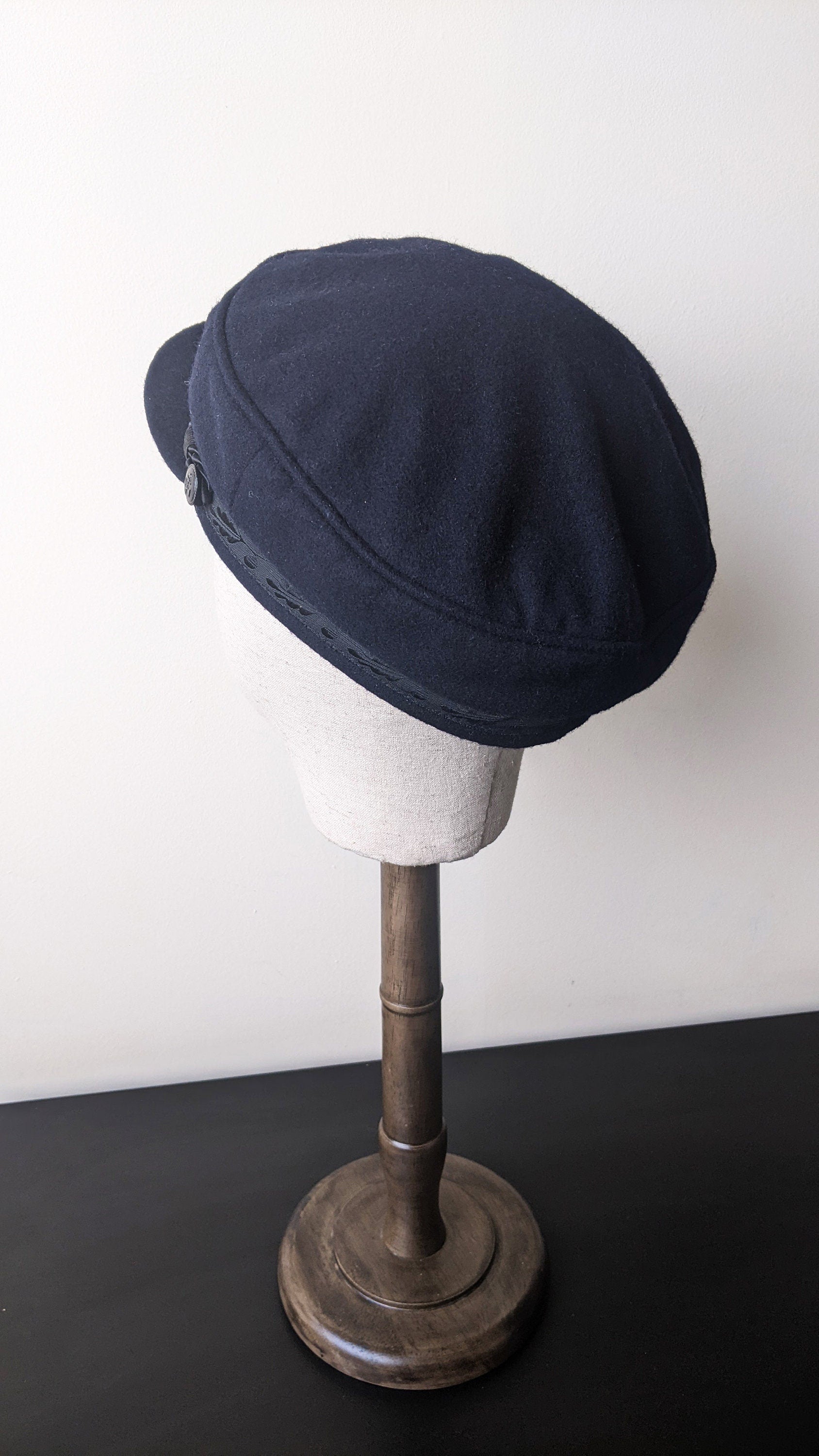 Prince Henry Sailors Cap, Prinz Heinrich Hat, Mens Size Medium