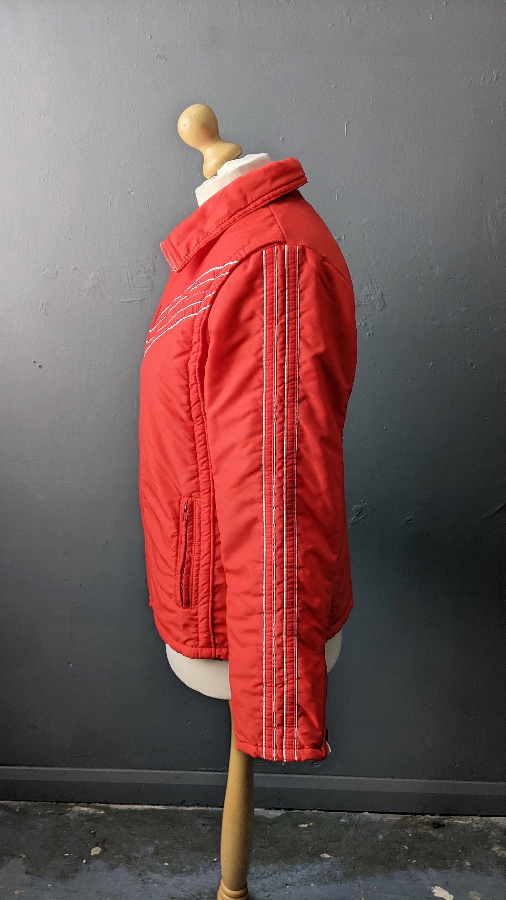 70s Luhta Ski Jacket, Vintage Snow Coat, Retro Winter Sports, Size Medium Large