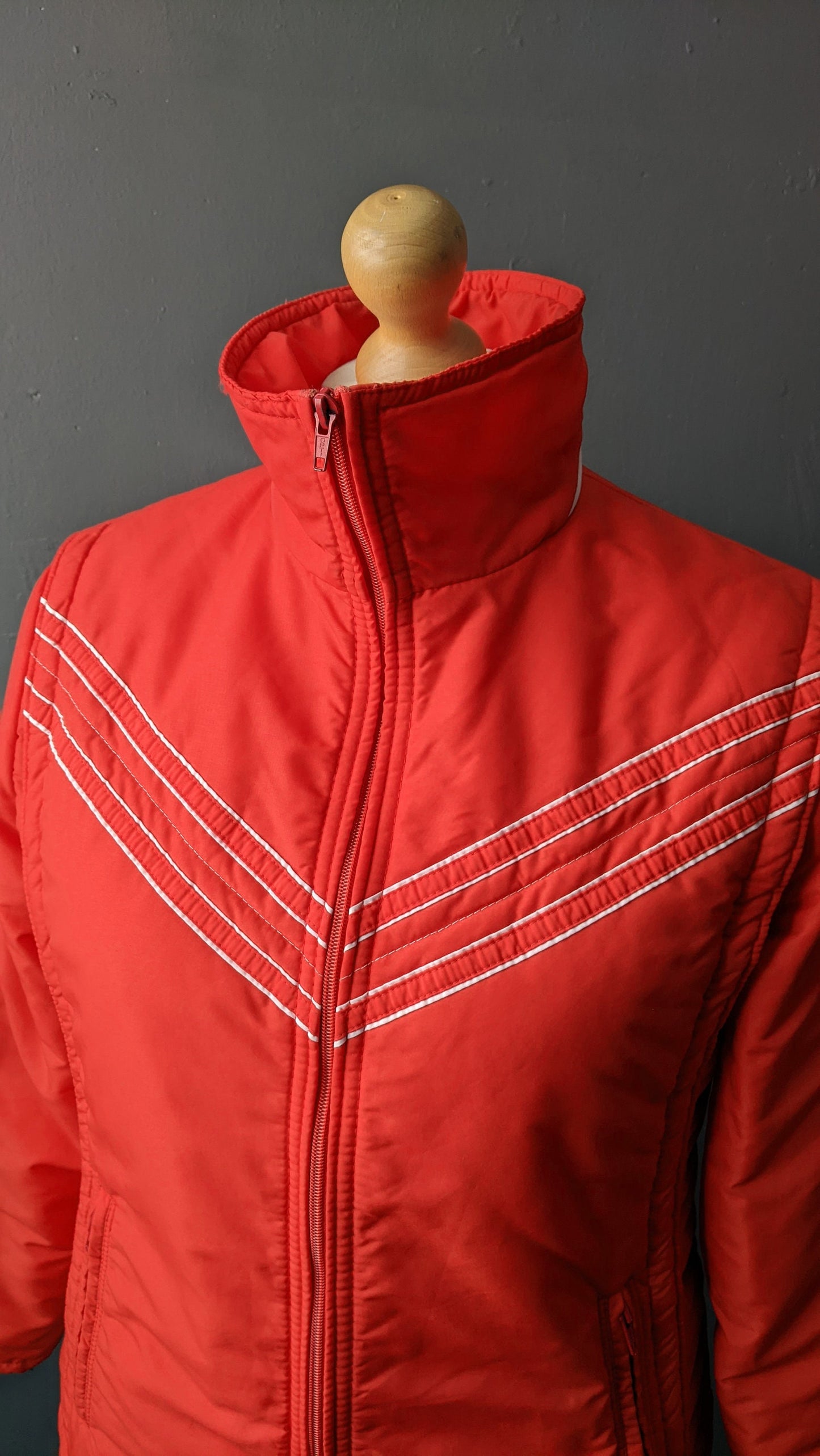 70s Luhta Ski Jacket, Vintage Snow Coat, Retro Winter Sports, Size Medium Large