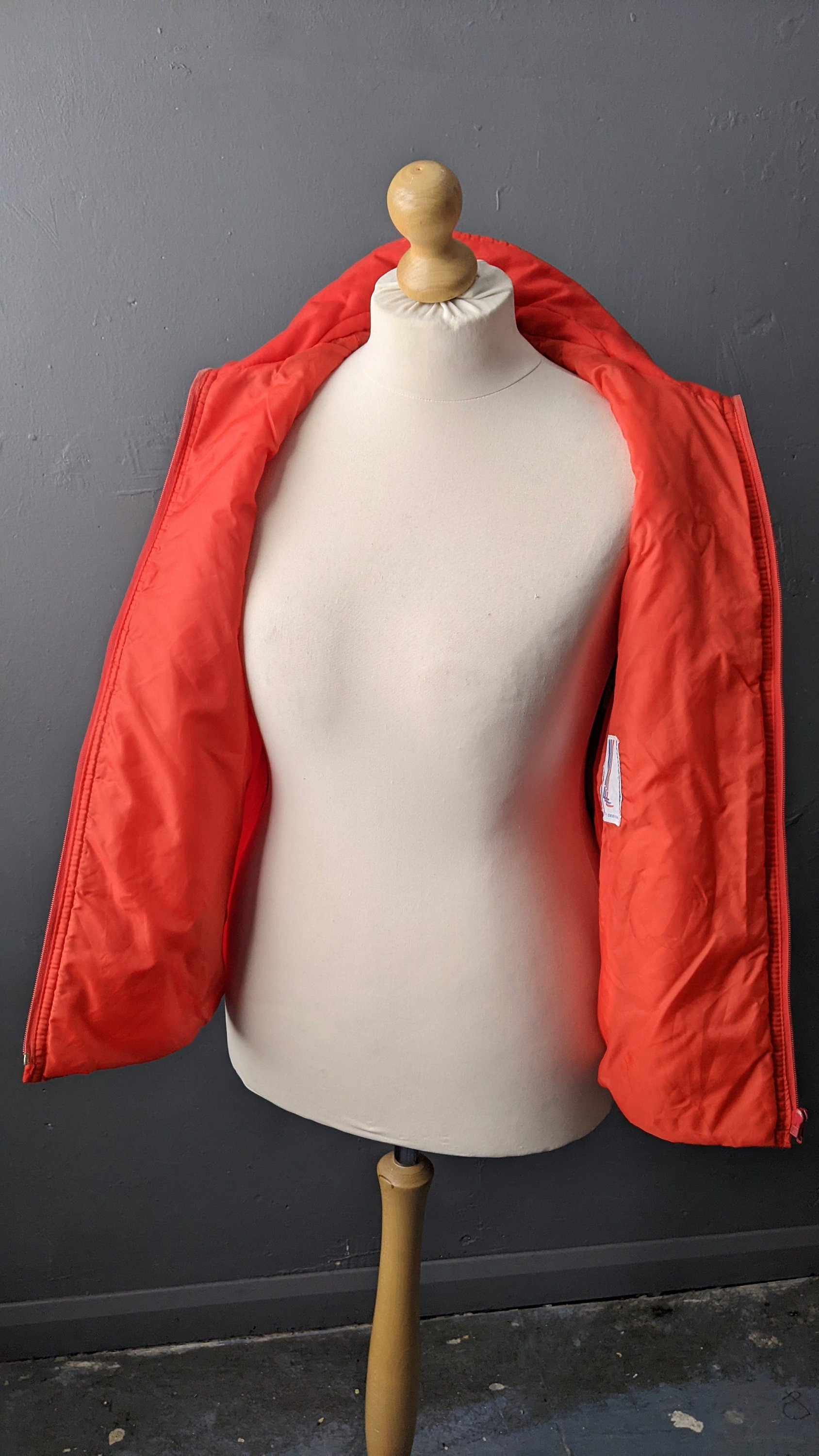 70s Luhta Ski Jacket, Vintage Snow Coat, Retro Winter Sports, Size Medium Large