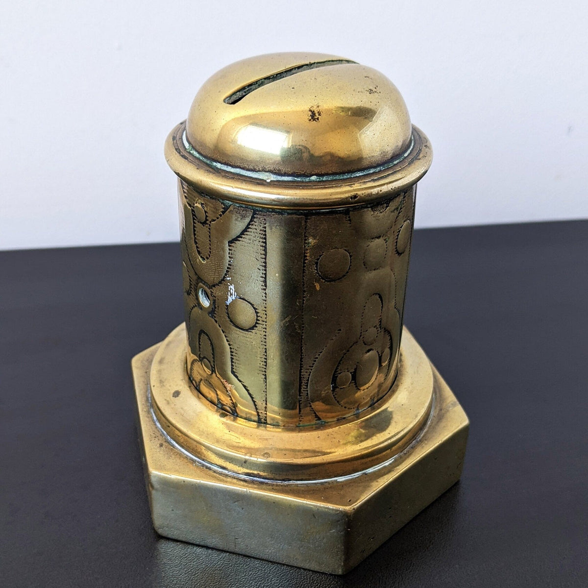 Vintage Brass Moneybox