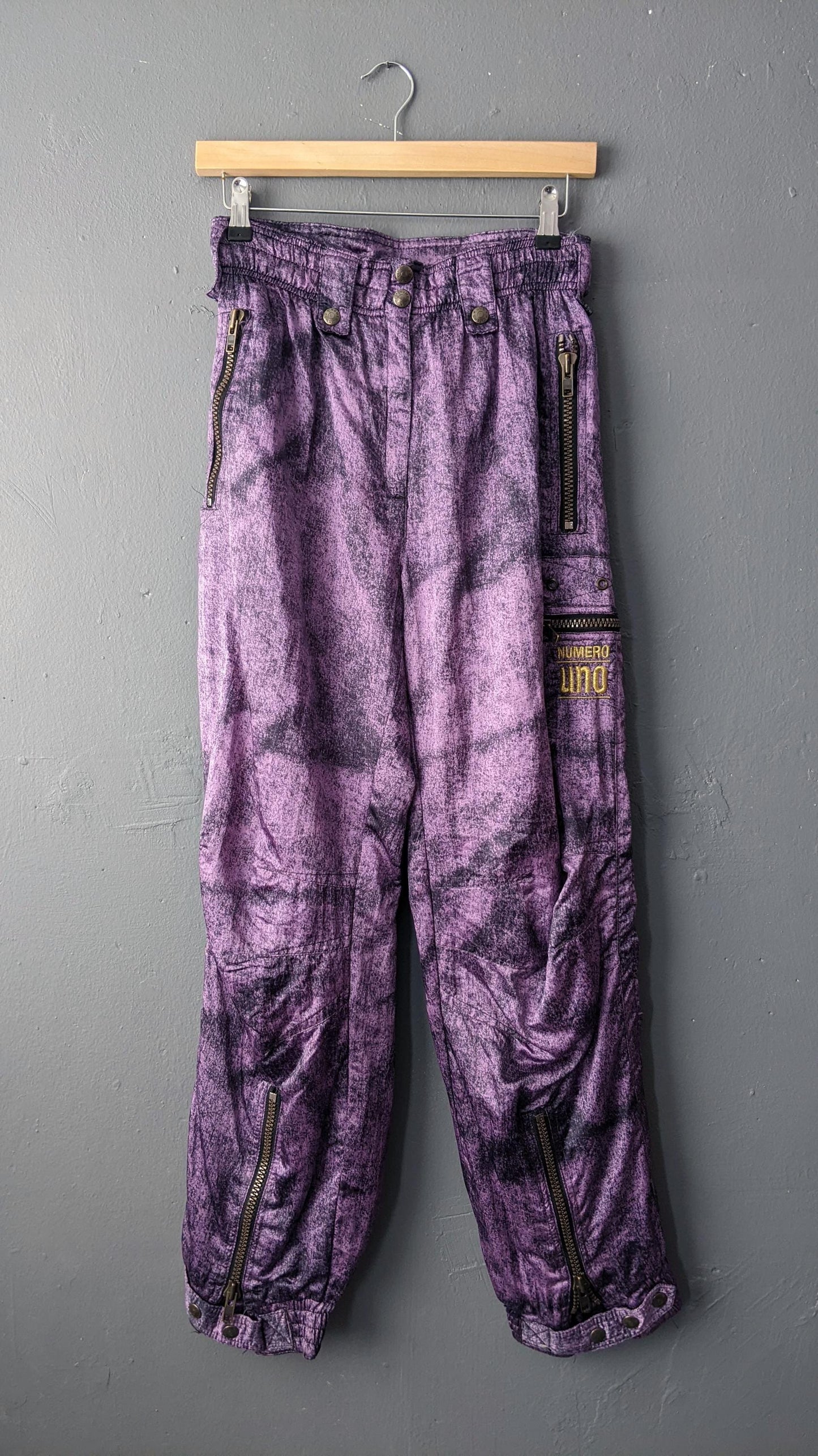 Vintage 90s Ski Trousers, Snow Suit Pants, Retro Winter Sports, Size Small Medium