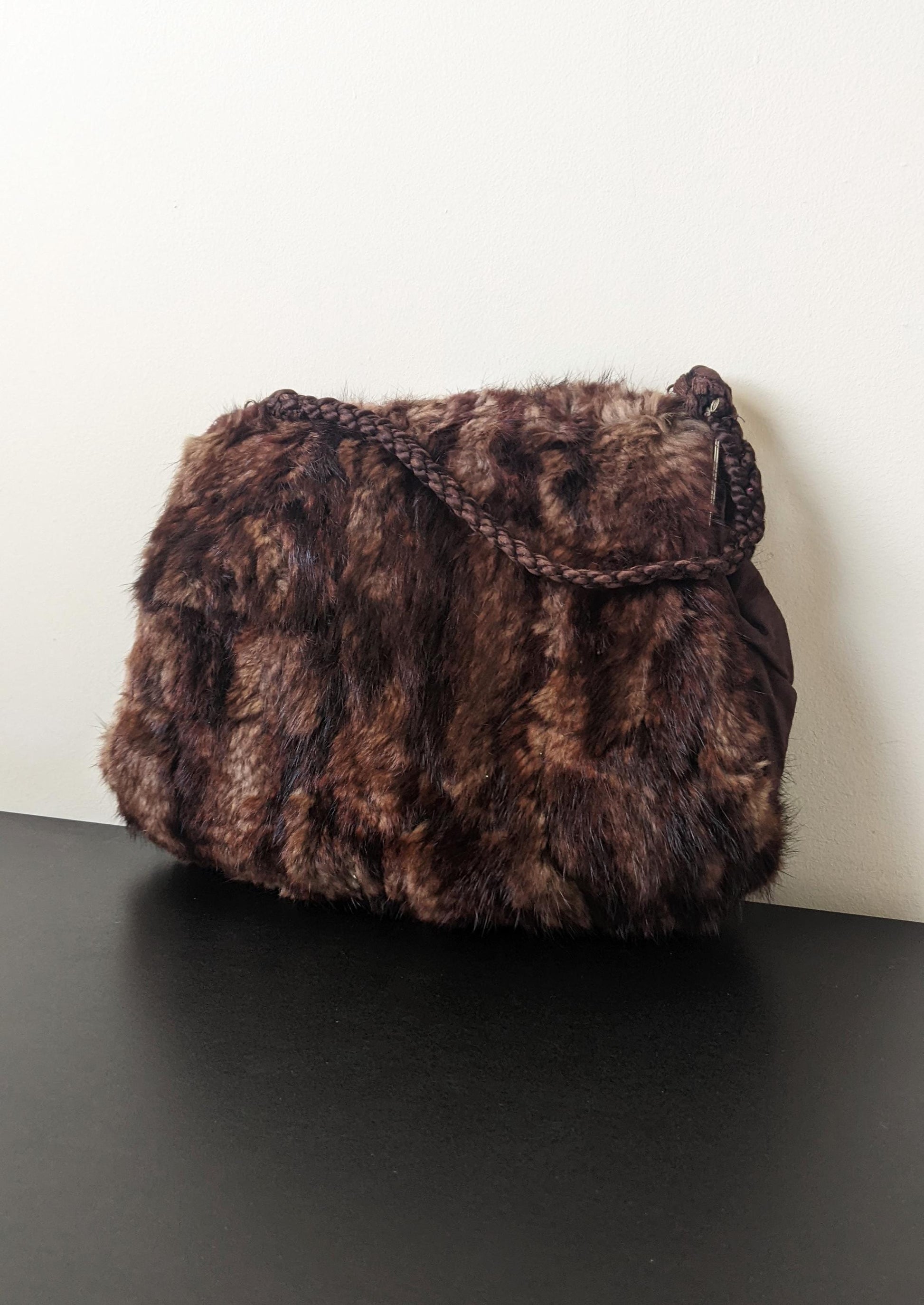 Vintage Mink Fur Muff Handbag