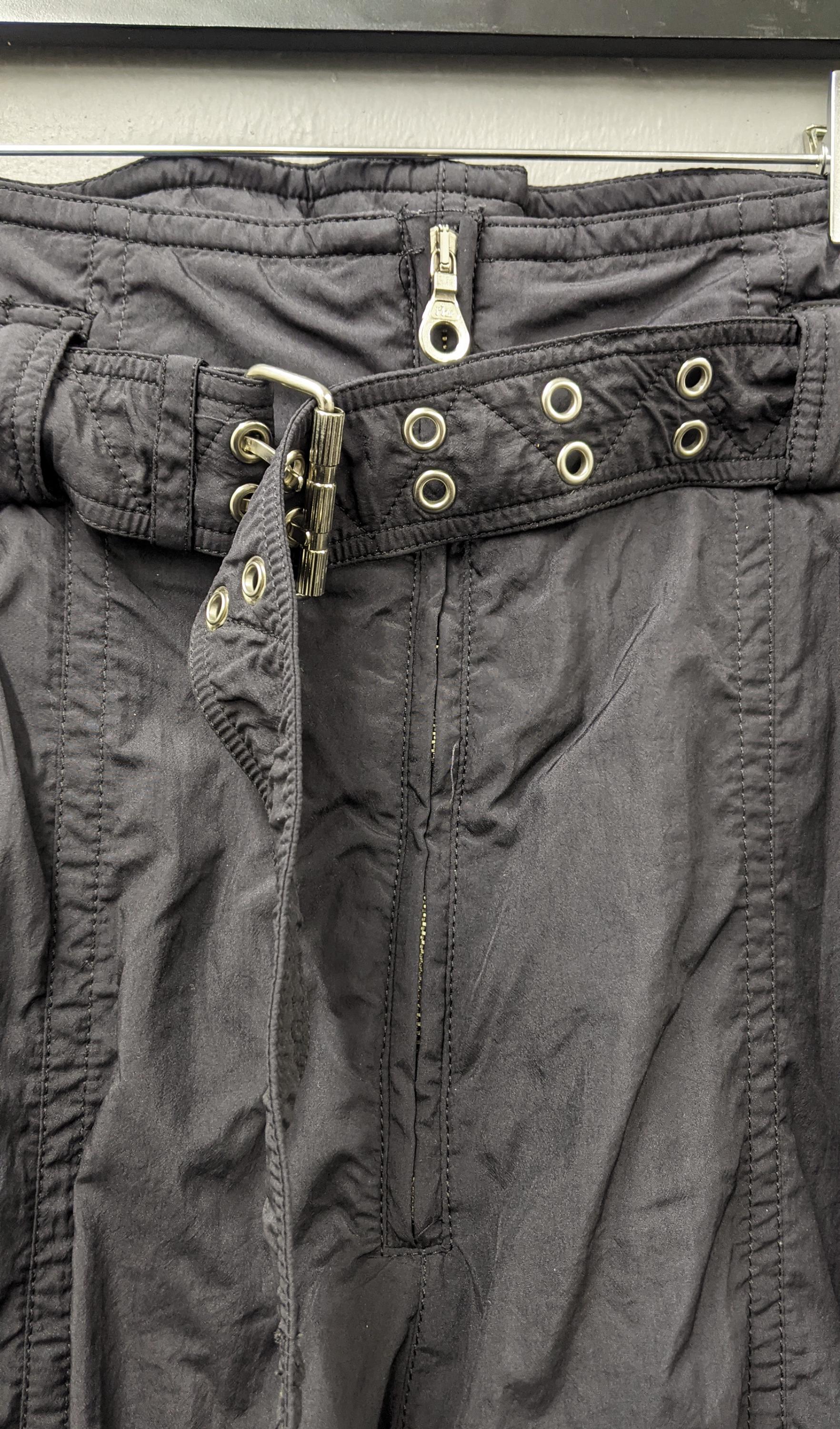 Vintage 90s Chervo Sports Ski Trousers: Black Snow Pants, Size Small