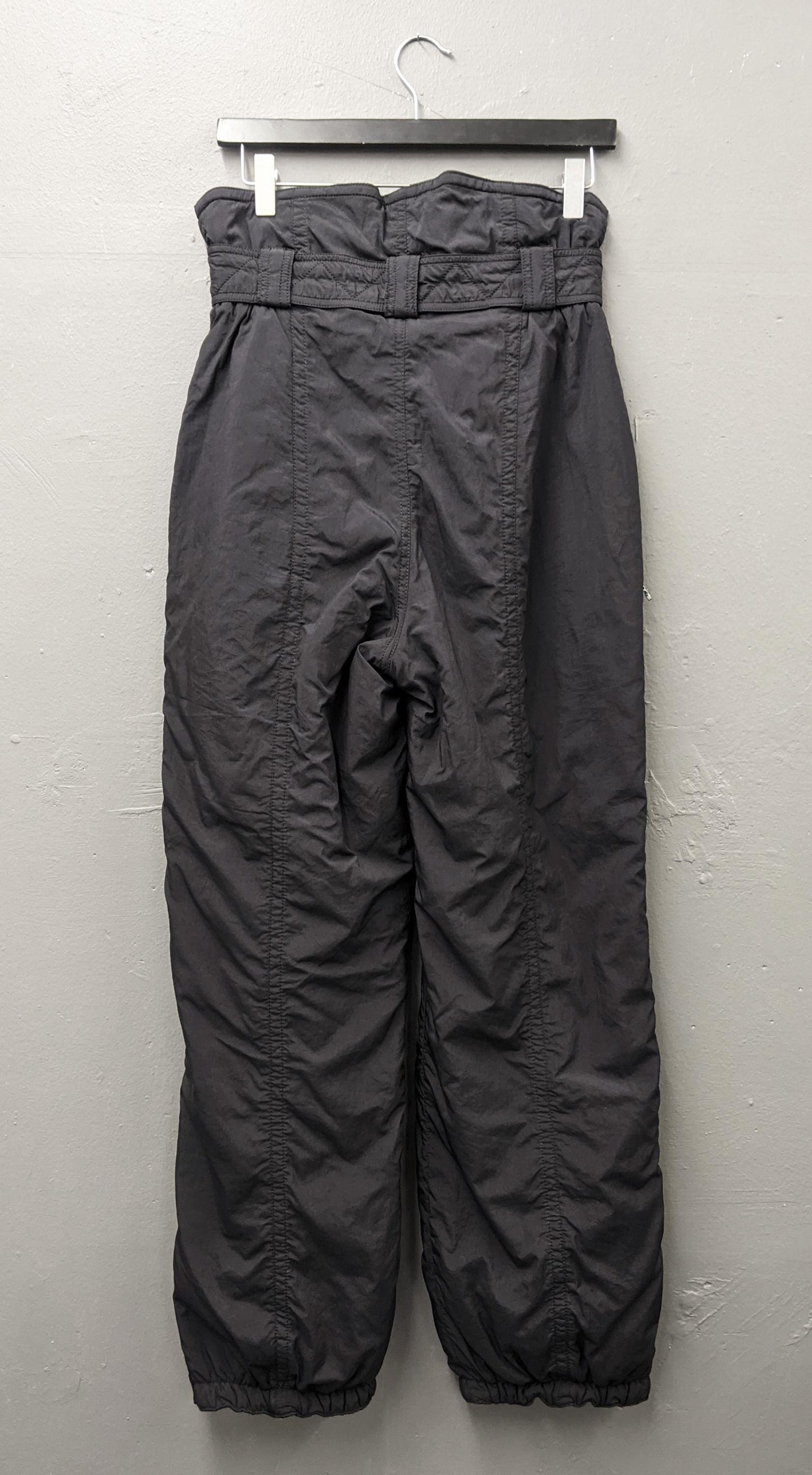 Vintage 90s Chervo Sports Ski Trousers: Black Snow Pants, Size Small