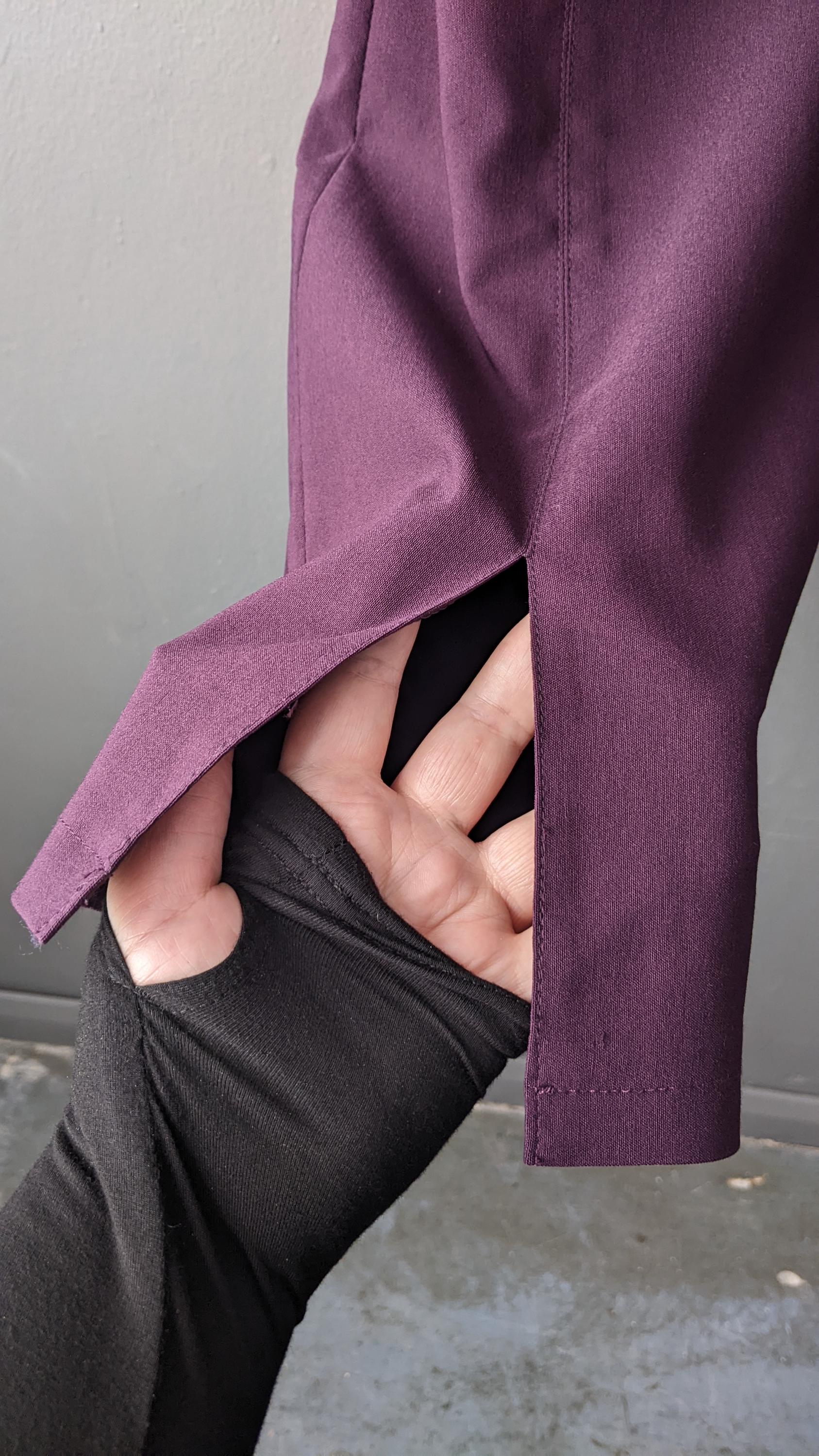 90s Purple Bootcut Trousers, Size Medium