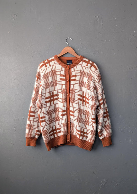 80s Angora Cardigan by Sixth Sense C&A, XL Plus Size