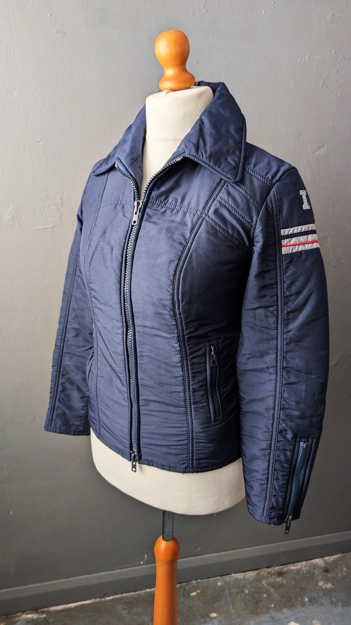 Vintage Innsbruck Ski Jacket, 80s Winter Sports Coat, Size Small