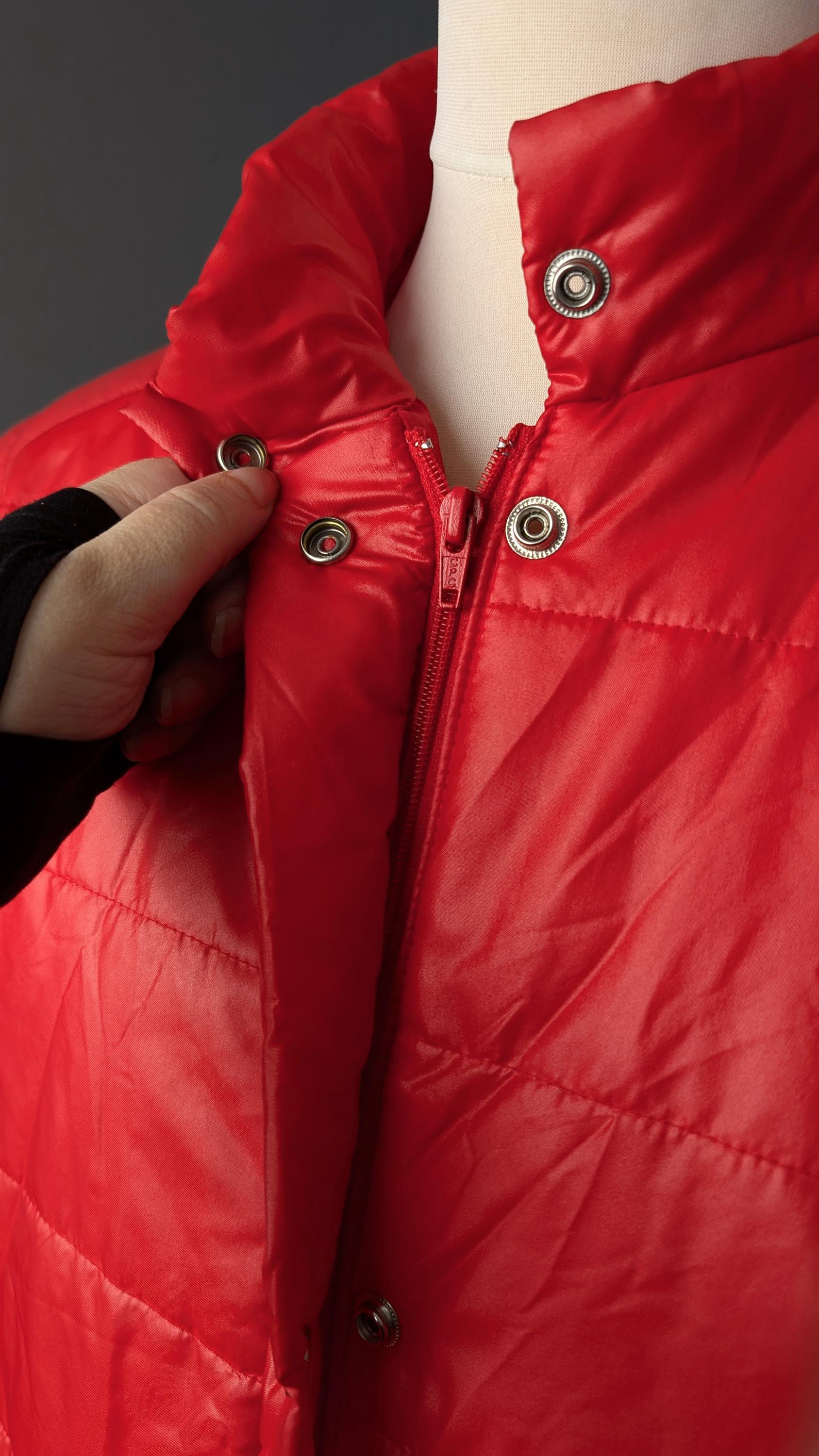 80s Ski Jacket, Padded Snow Coat, Retro Winter Sports, Size XXL