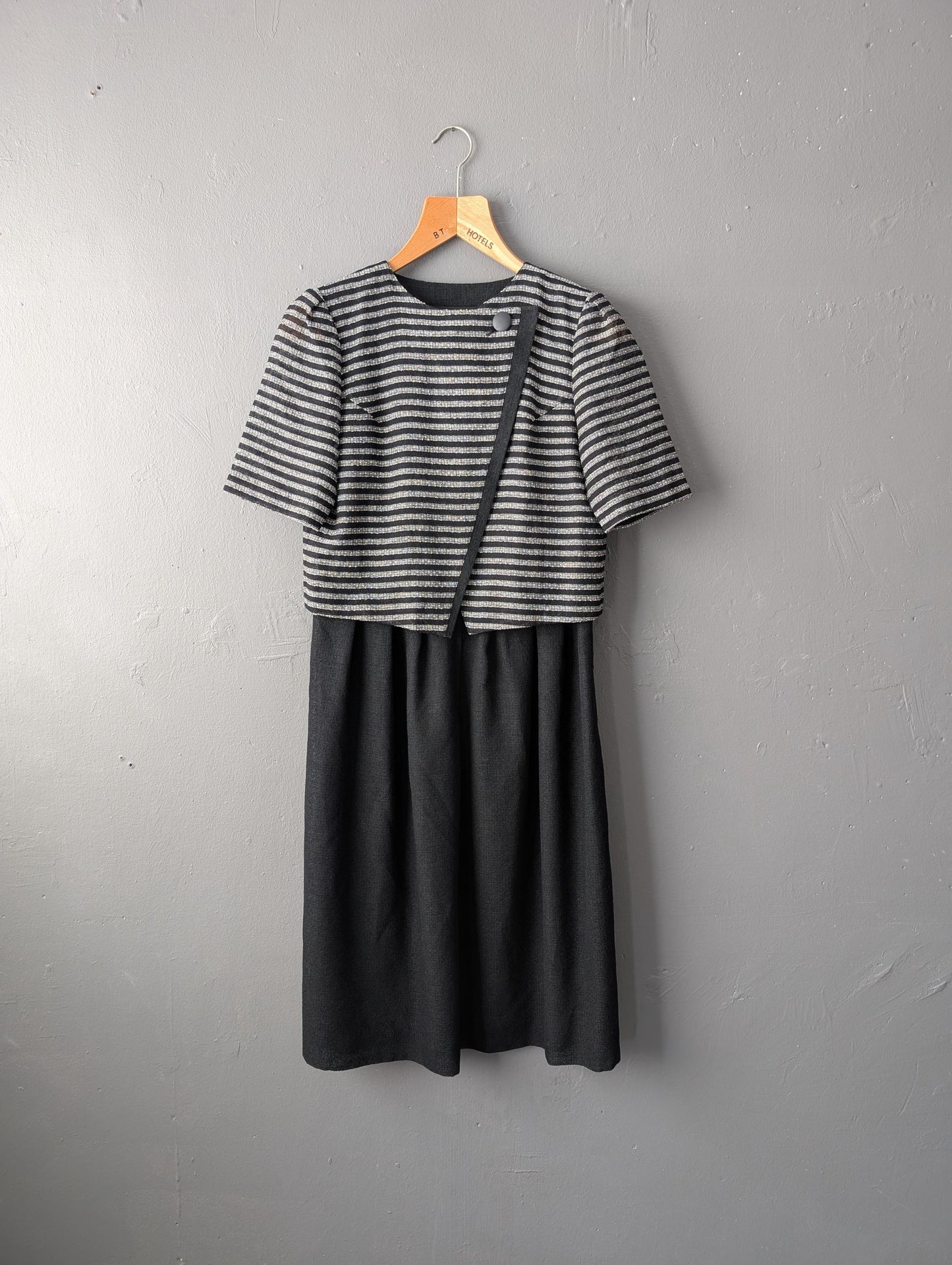 90s Japanese Modernist Dress by Tokyo Style, Size Small