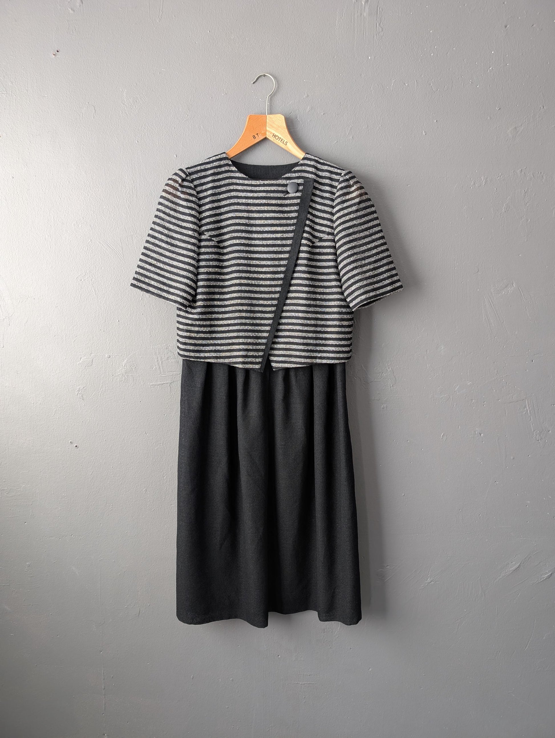 90s Japanese Modernist Dress by Tokyo Style, Size Small