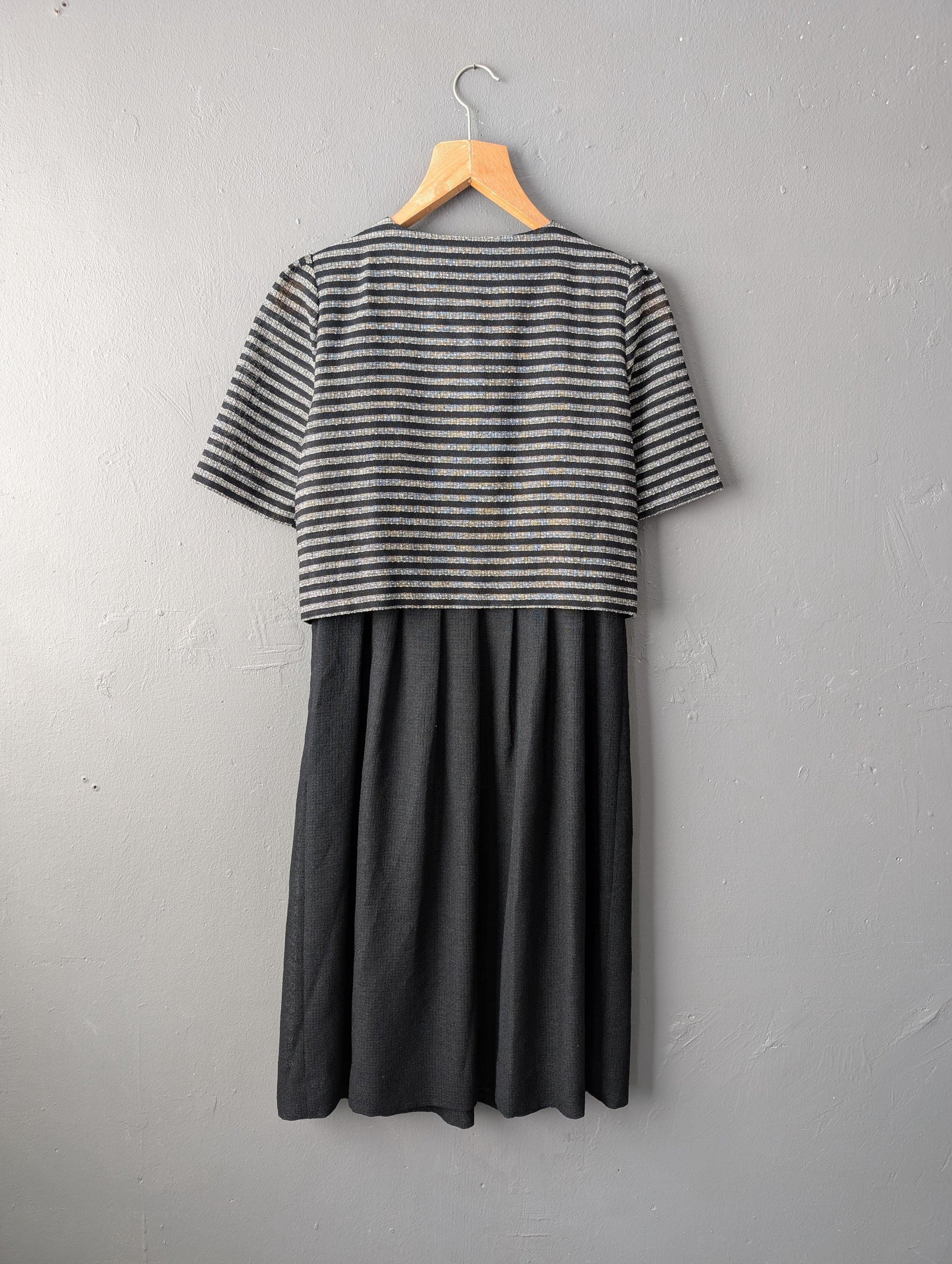 90s Japanese Modernist Dress by Tokyo Style, Size Small