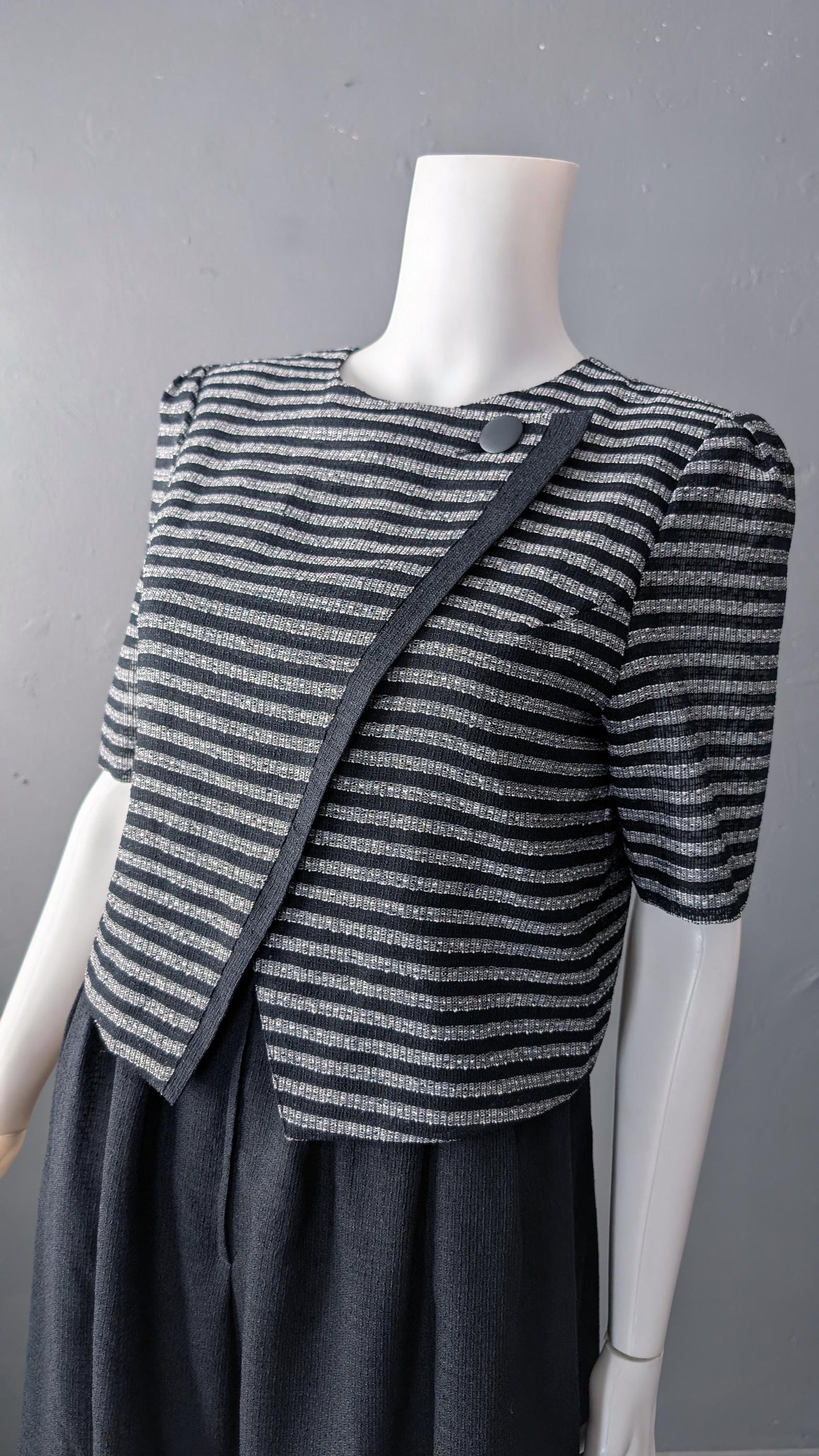 90s Japanese Modernist Dress by Tokyo Style, Size Small