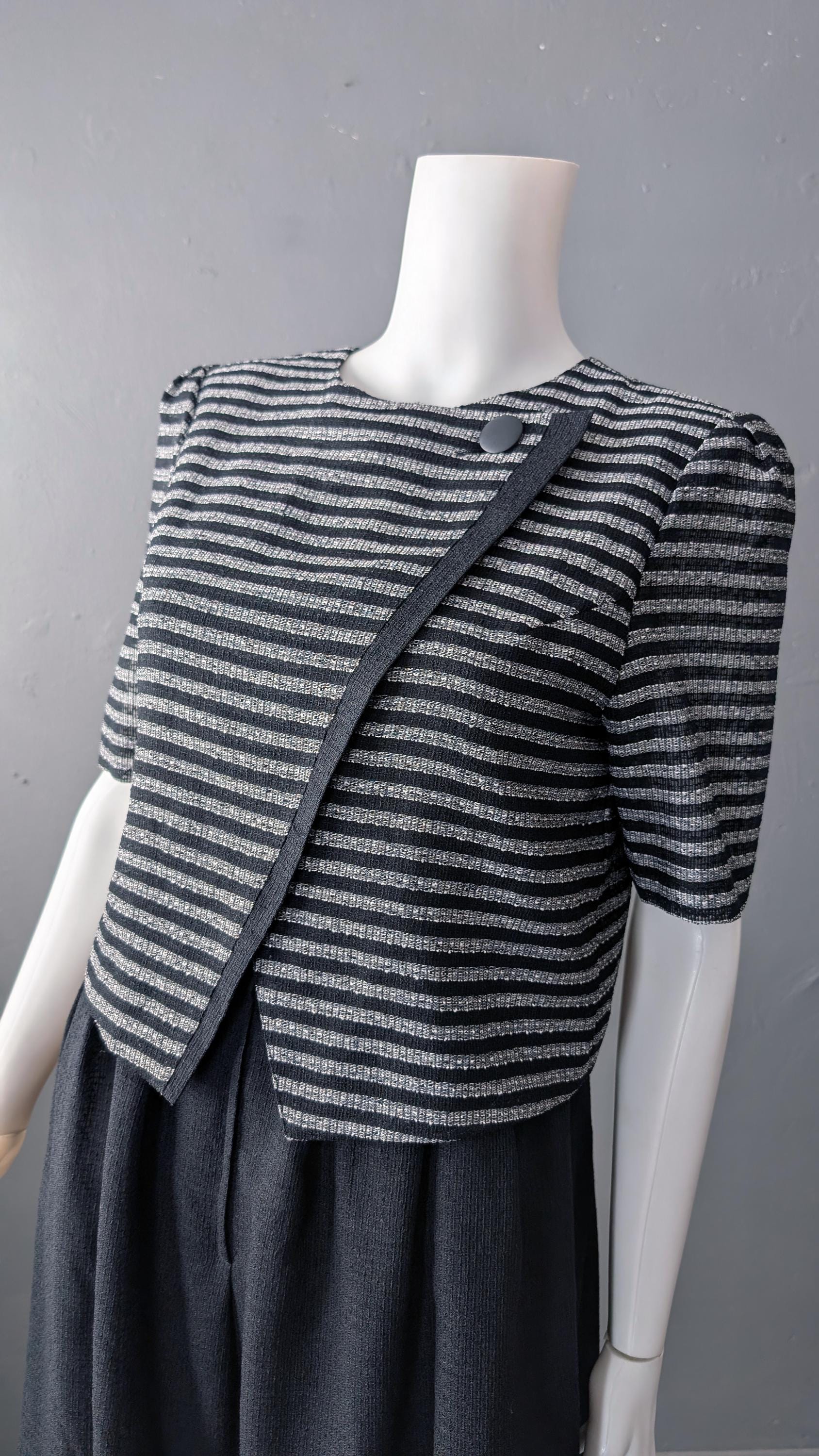 90s Japanese Modernist Dress by Tokyo Style, Size Small