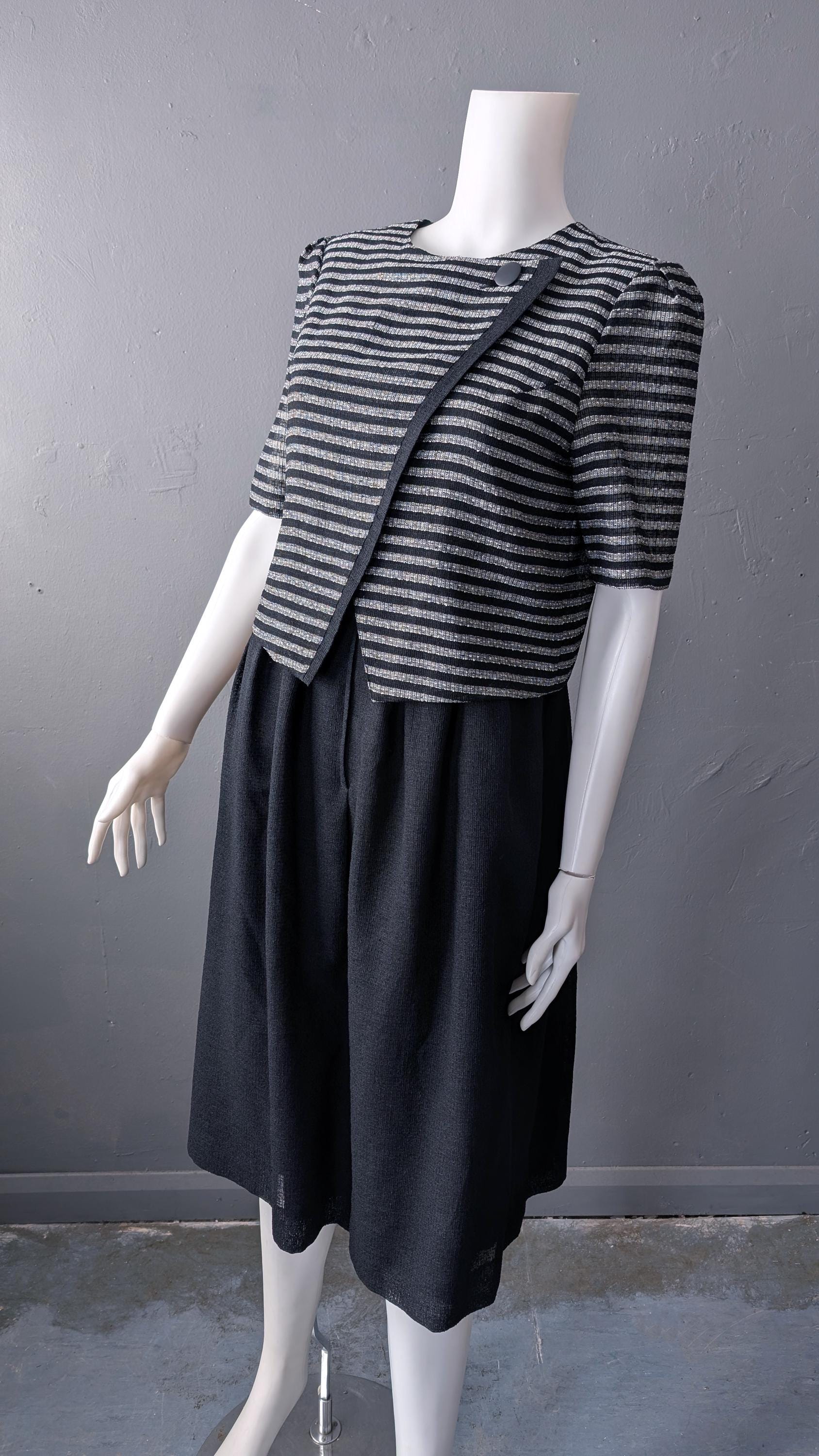 90s Japanese Modernist Dress by Tokyo Style, Size Small