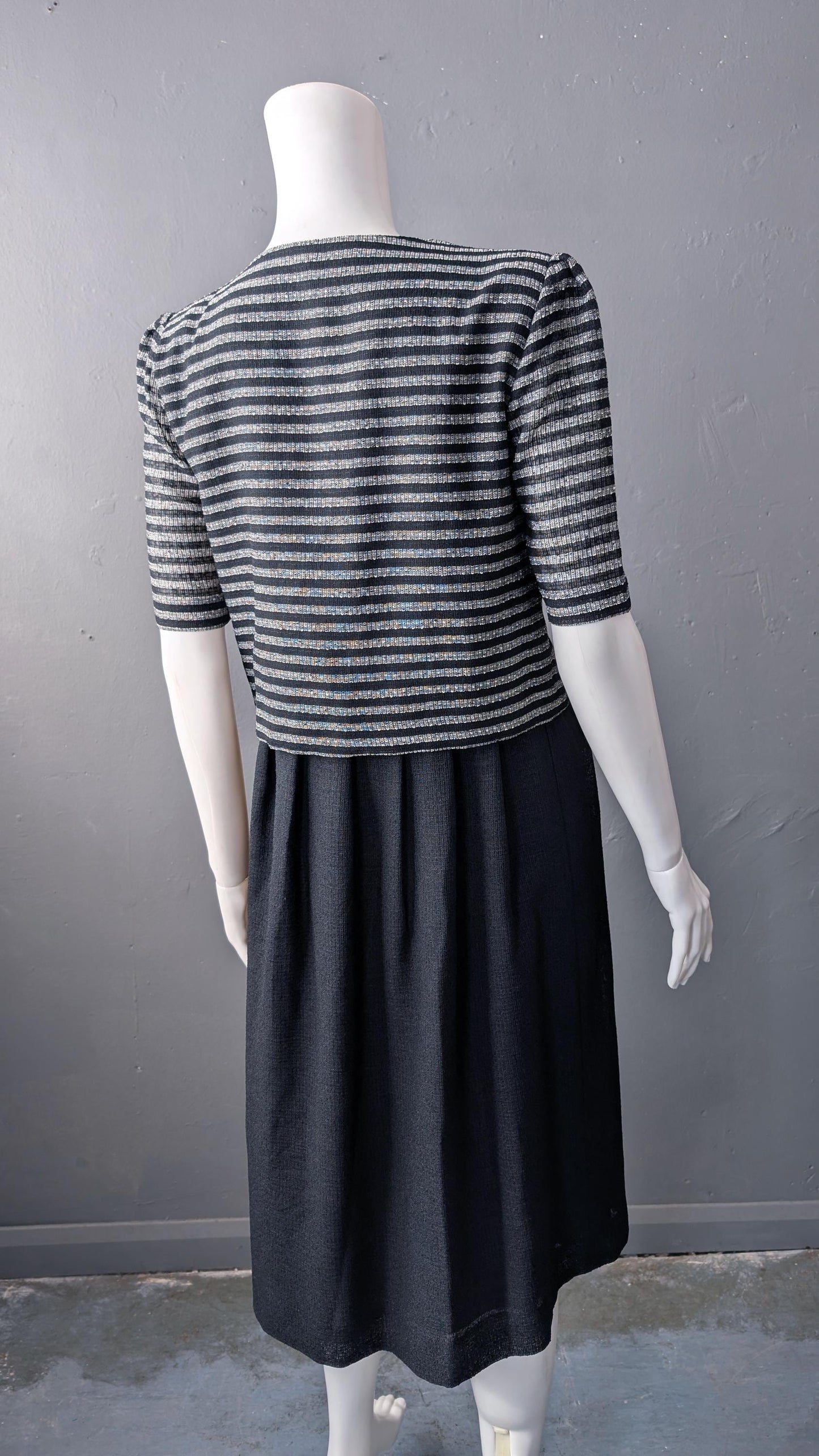 90s Japanese Modernist Dress by Tokyo Style, Size Small
