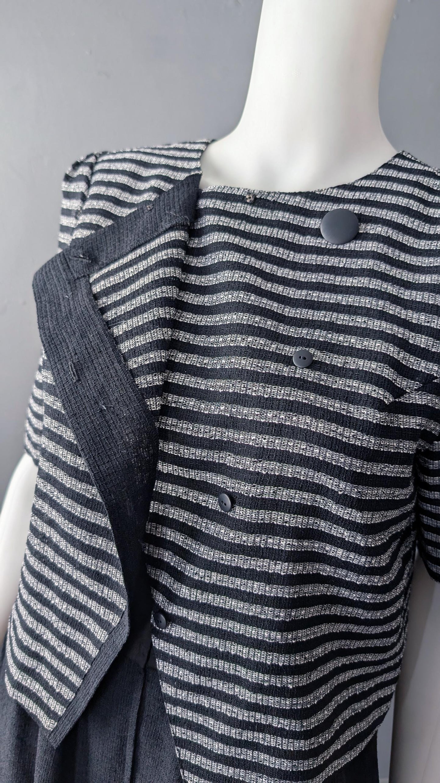 90s Japanese Modernist Dress by Tokyo Style, Size Small