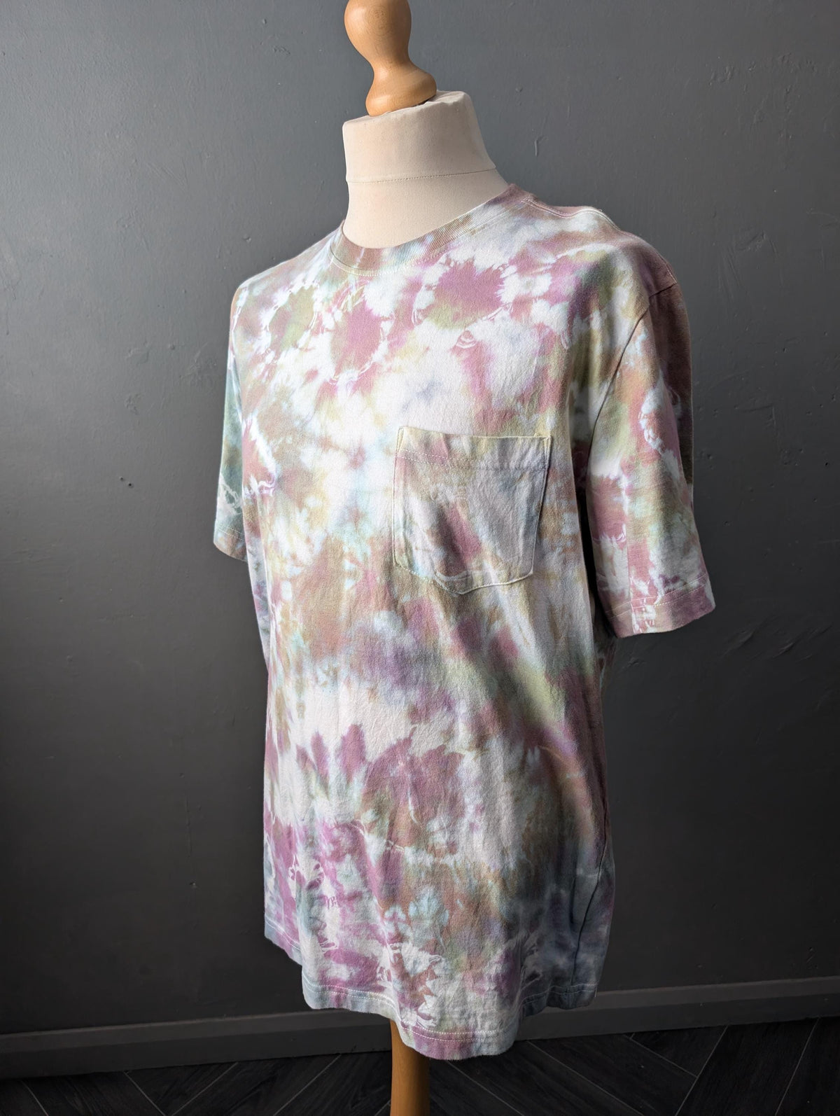 Multicoloured Tie Dye T-shirt, Size Large XL