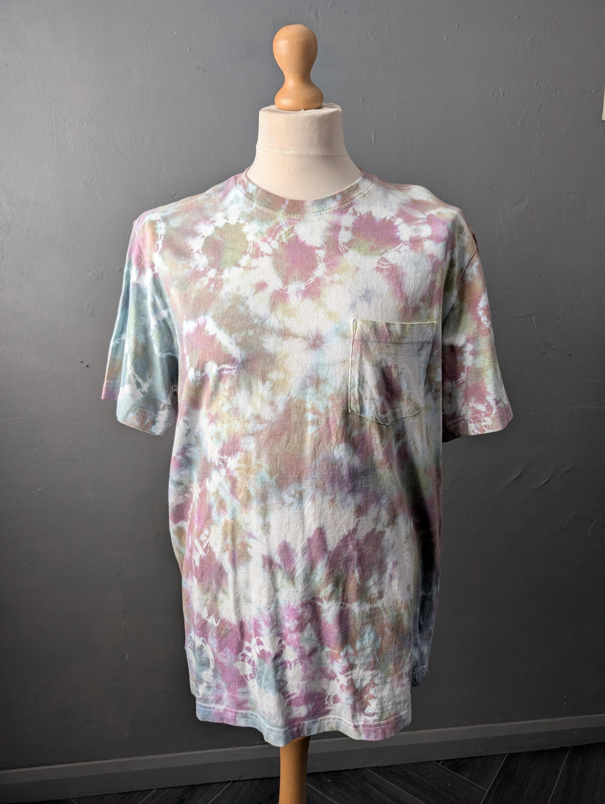 Multicoloured Tie Dye T-shirt, Size Large XL