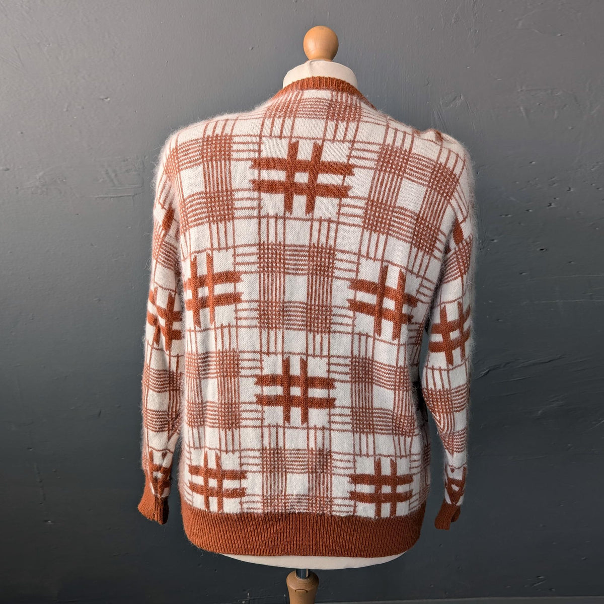 80s Angora Cardigan by Sixth Sense C&A, XL Plus Size