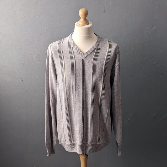 90s Paul Smith Jumper with Vertical Stripes, Size XL 48 Chest