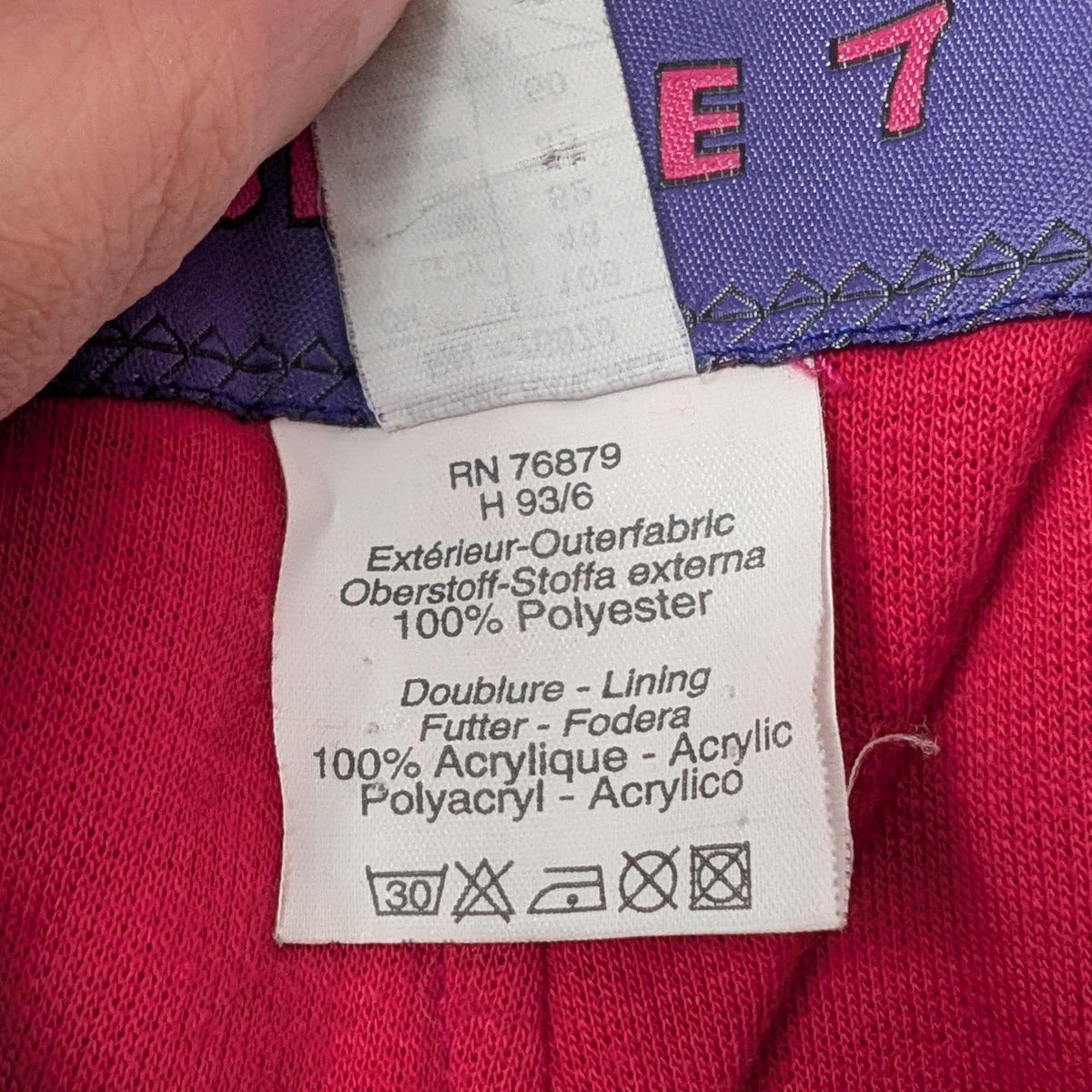 Vintage 90s Ski Trousers by Degre 7, Snow Suit Pants, Size Medium