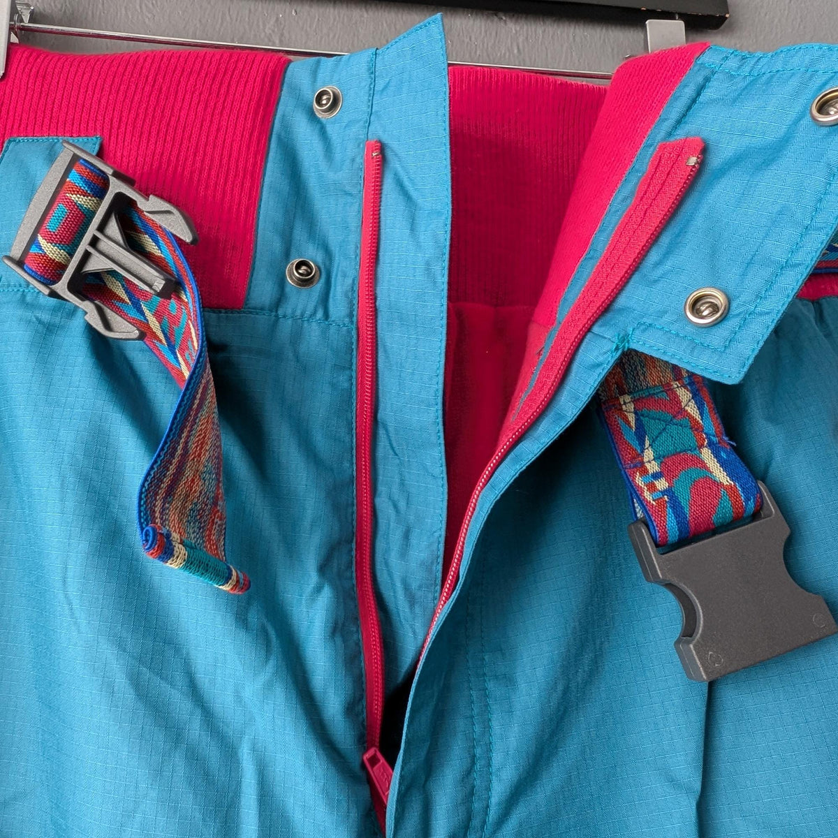 Vintage 90s Ski Trousers by Degre 7, Snow Suit Pants, Size Medium