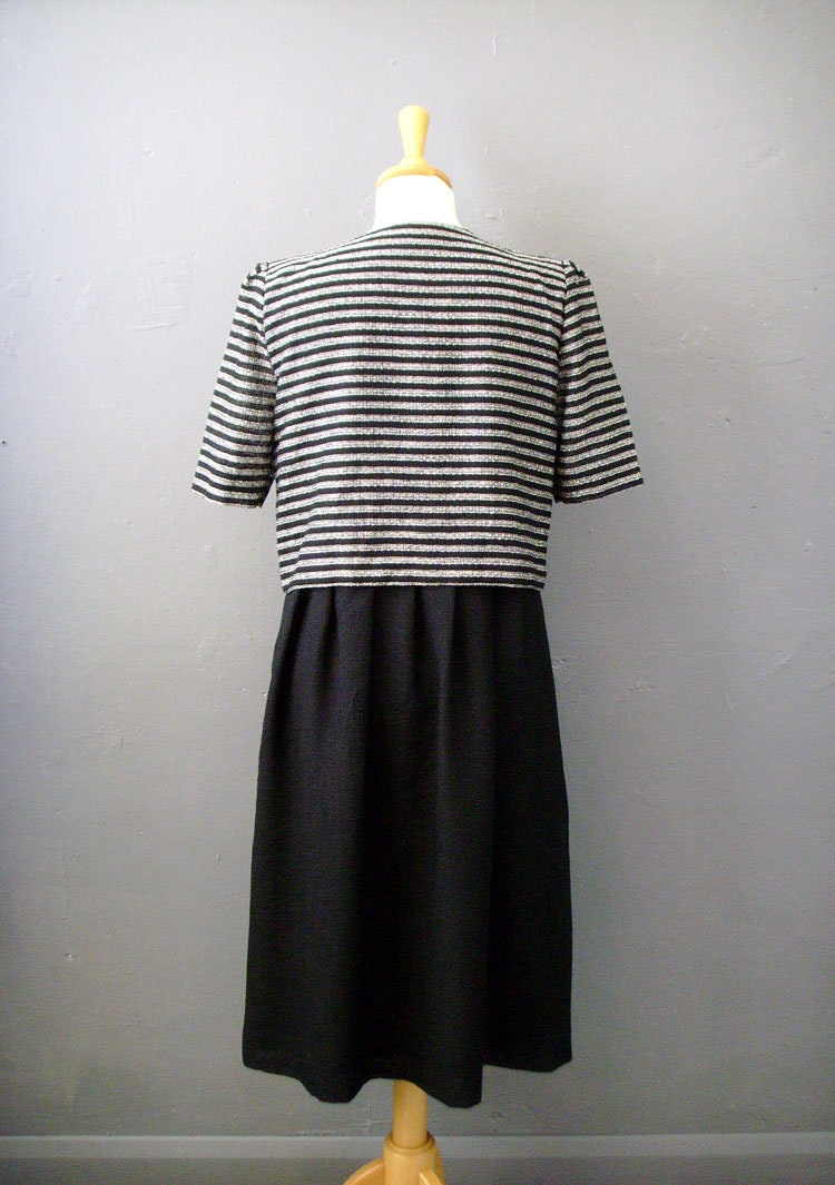 90s Japanese Modernist Dress by Tokyo Style, Size Small