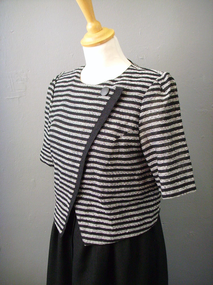 90s Japanese Modernist Dress by Tokyo Style, Size Small
