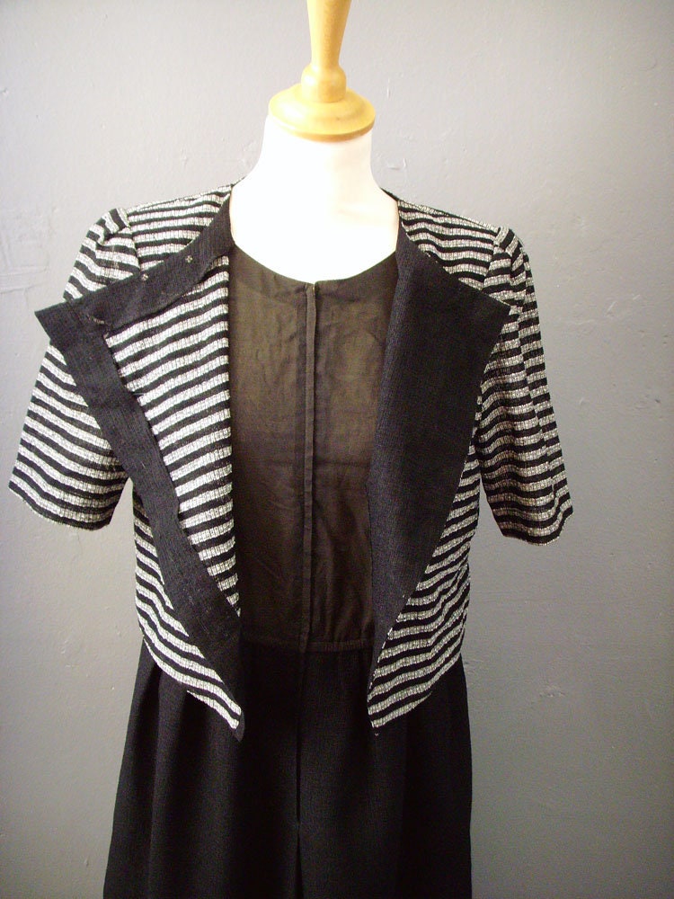 90s Japanese Modernist Dress by Tokyo Style, Size Small