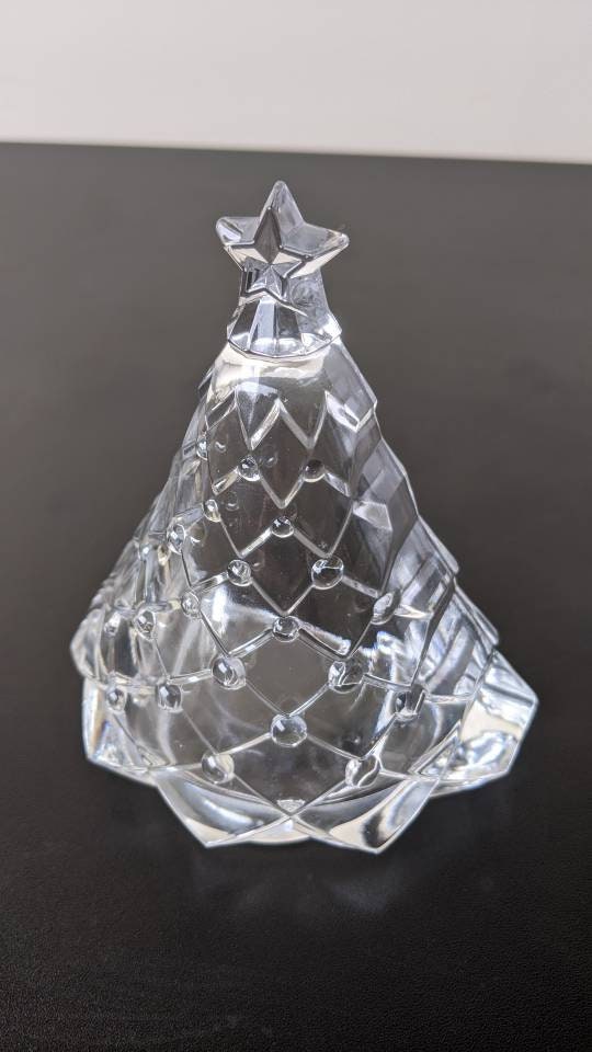 Vintage Cristal D'arques Christmas Votive Tealight Candle Holders