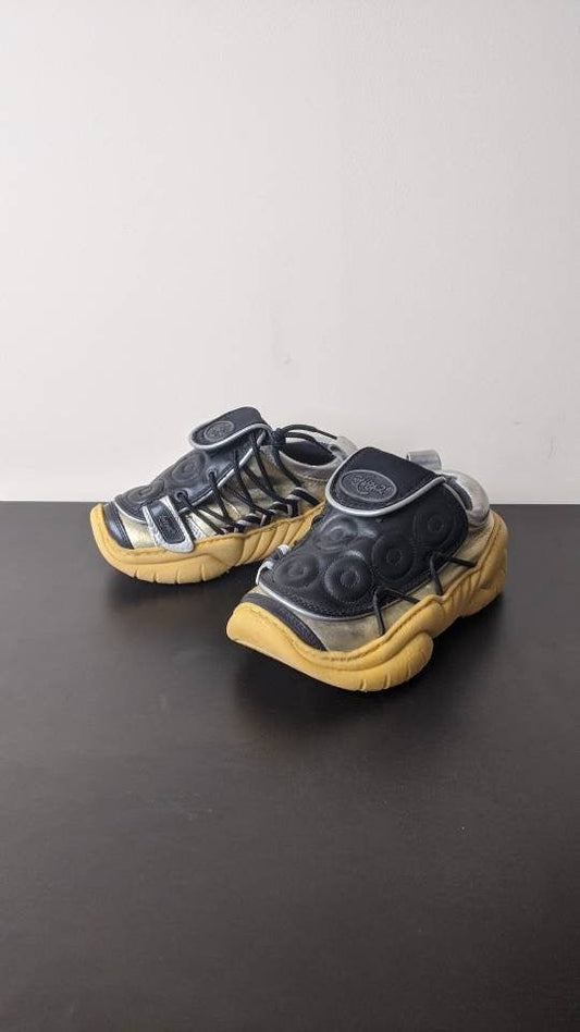 90s Swear Alternative Platform Trainers, Futuristic Clubkid Flatform Shoes, UK 3 EU 35