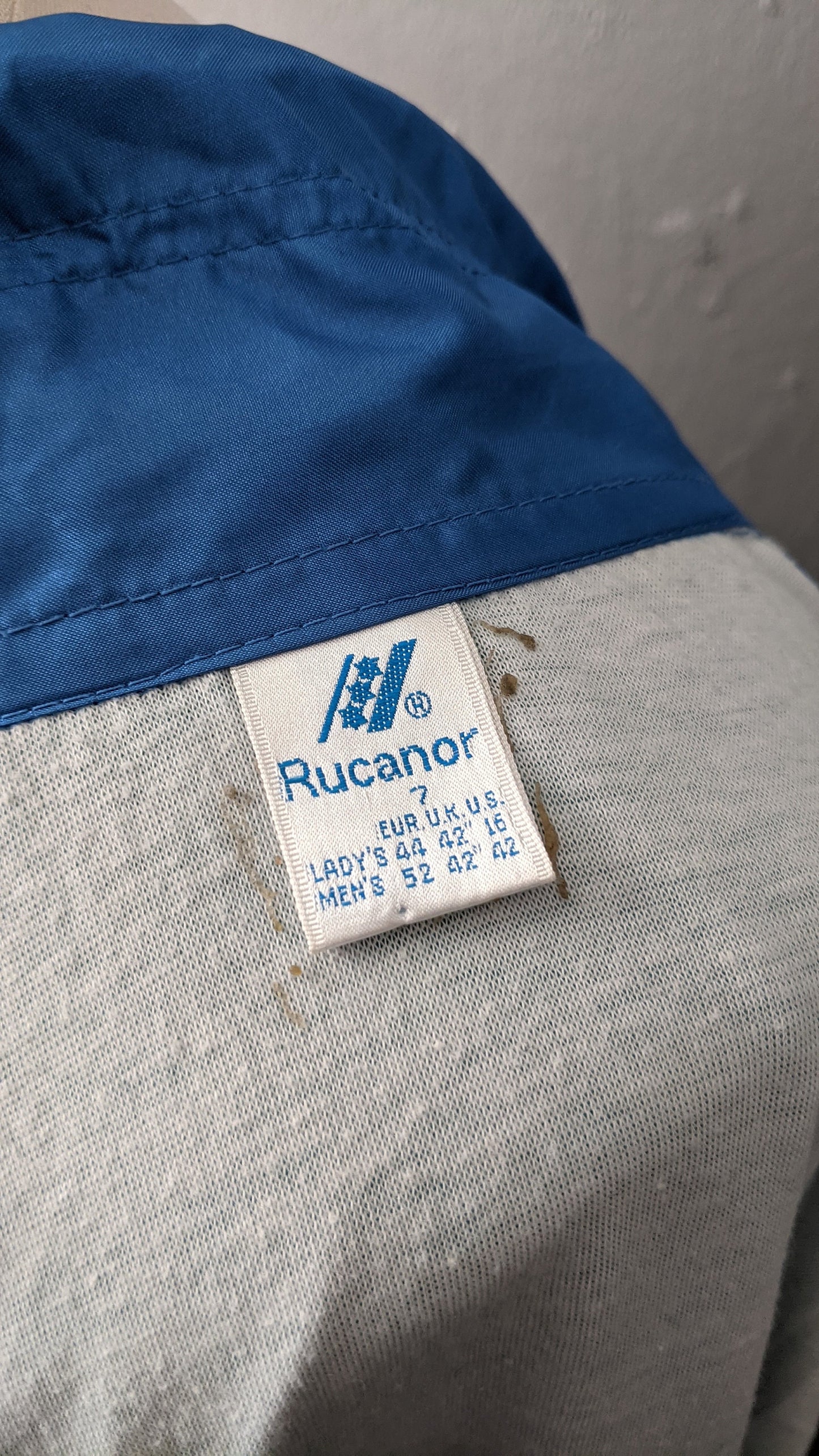 90s Unisex Shellsuit Jacket by Rucanor, Festival Convertible Tracksuit Top, Size Large XL