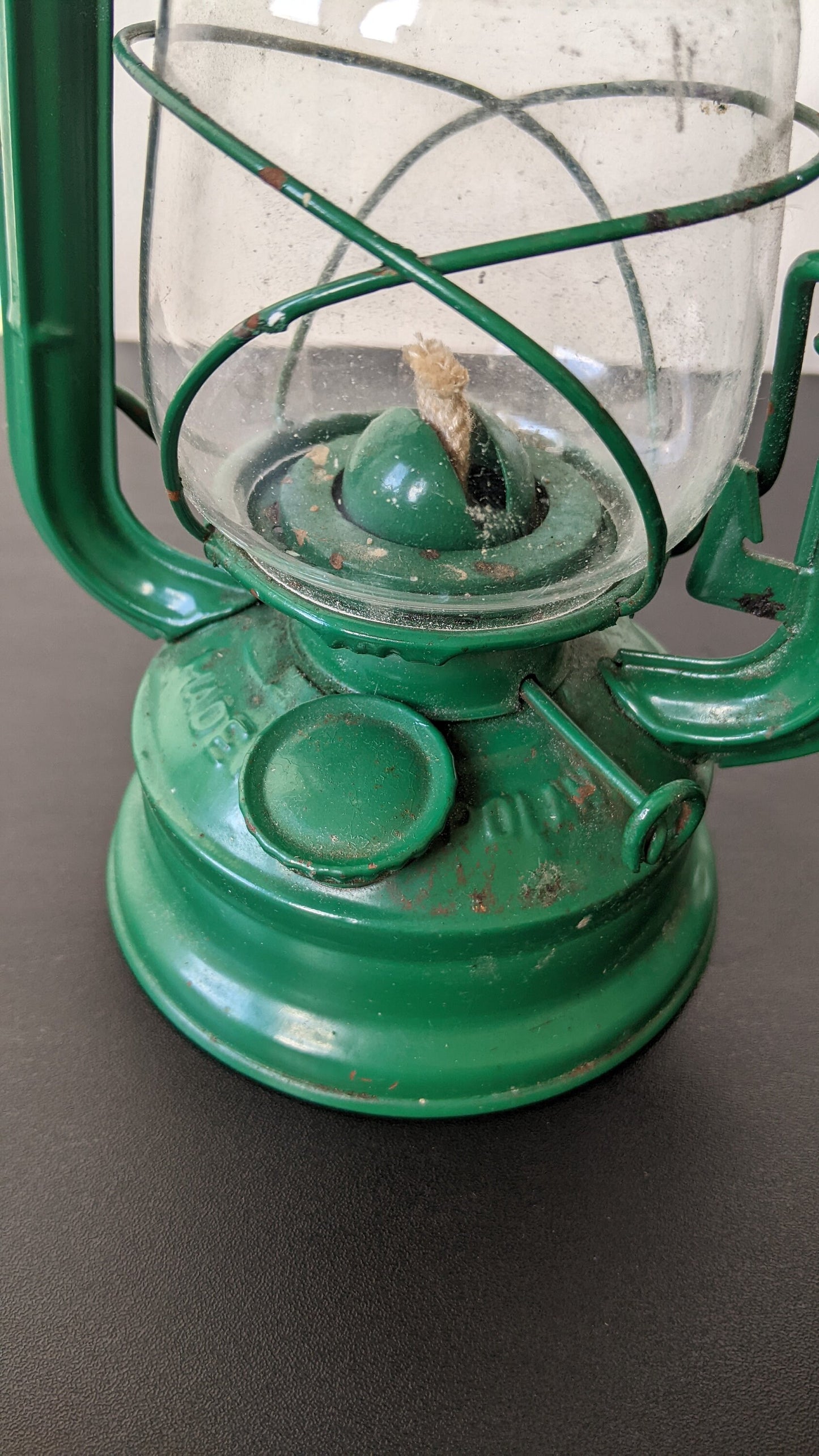 Vintage Paraffin Oil Storm Lantern, Polish Jupiter-1 Hurricane Lamp, Outdoor Camping