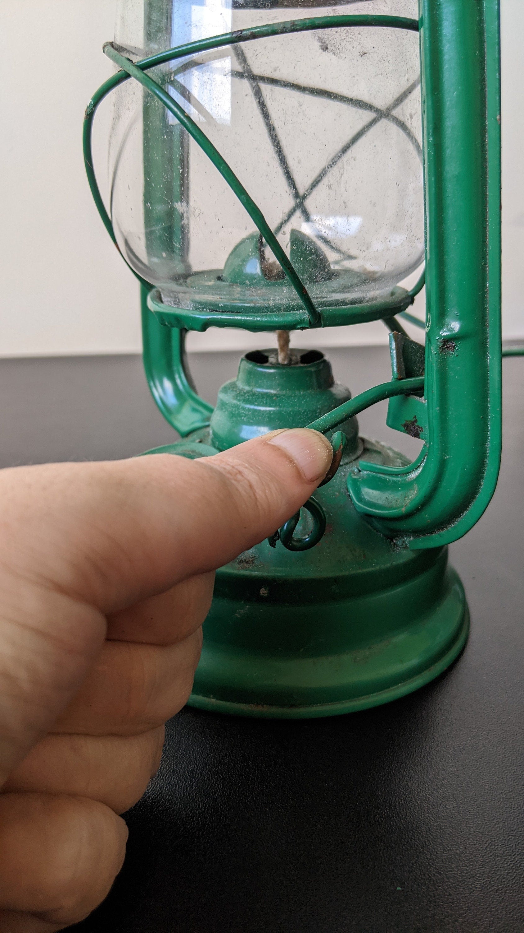 Vintage Paraffin Oil Storm Lantern, Polish Jupiter-1 Hurricane Lamp, Outdoor Camping