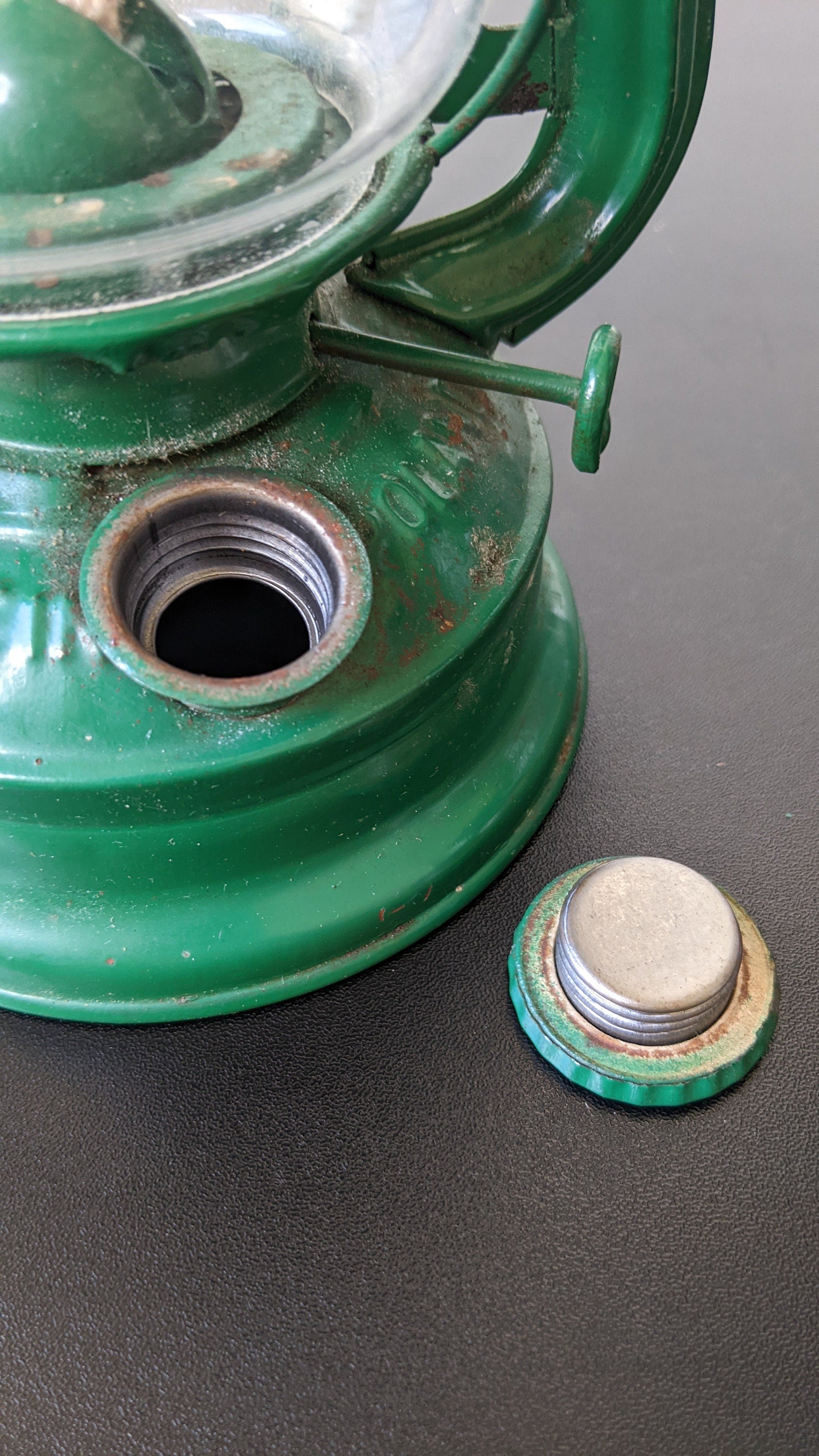 Vintage Paraffin Oil Storm Lantern, Polish Jupiter-1 Hurricane Lamp, Outdoor Camping