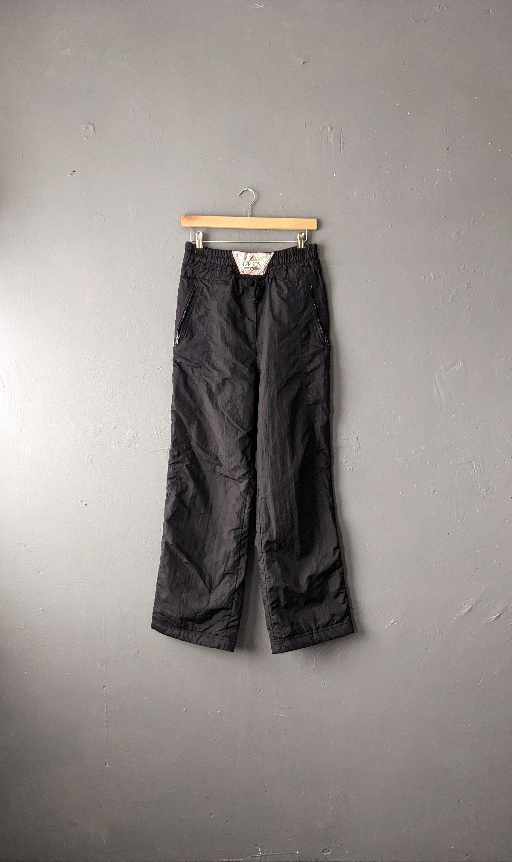 Vintage Side Zip Ski Trousers, Snow Suit Pants, Retro Winter Sports, Size Small