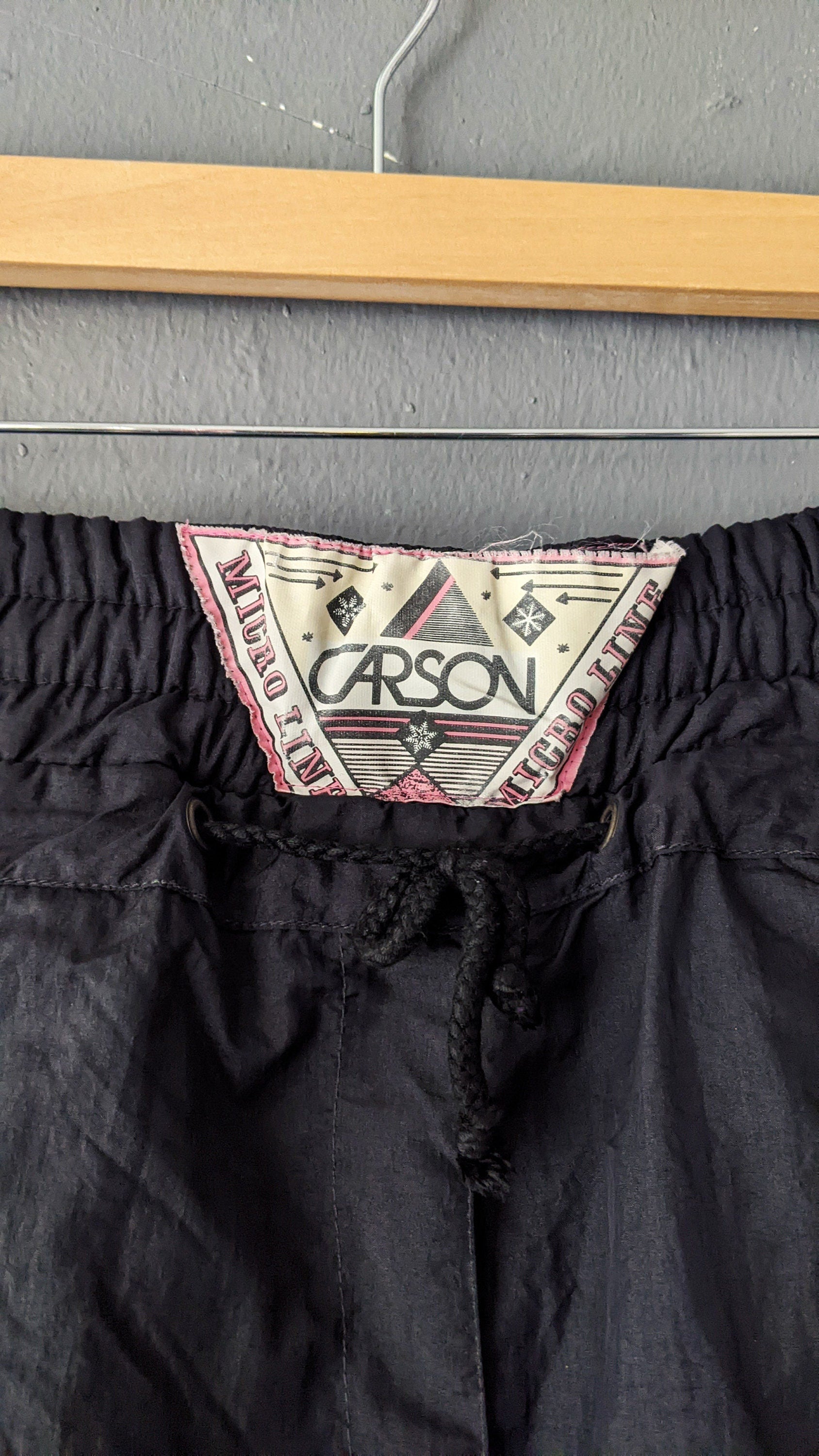 Vintage Side Zip Ski Trousers, Snow Suit Pants, Retro Winter Sports, Size Small