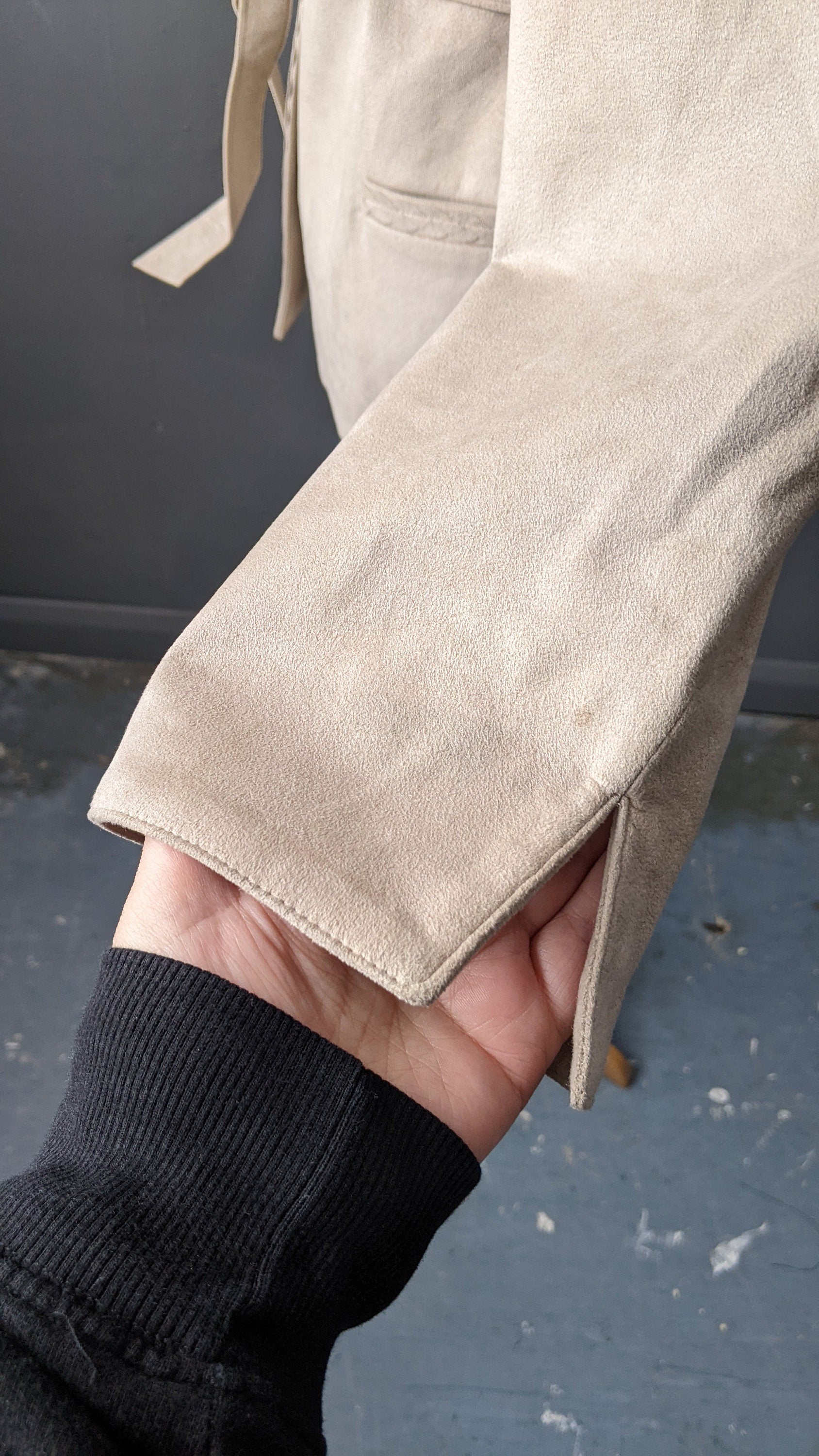 80s Faux Suede Jacket by Lady J, XL XXL Plus Size